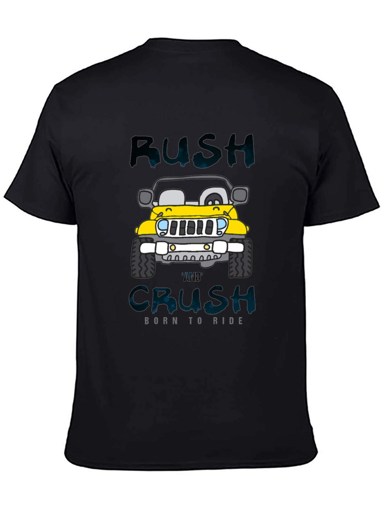 Rush and Crush Born to Ride Graphic T-Shirt