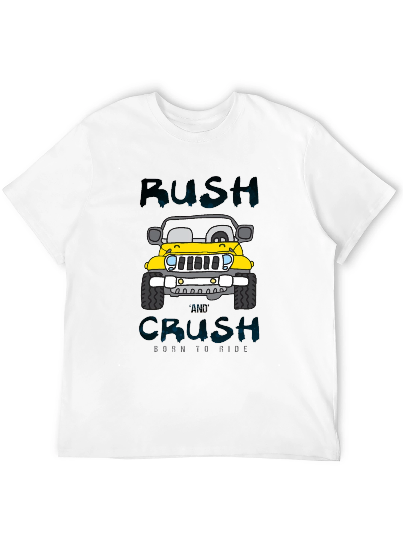 Rush and Crush Born to Ride Graphic T-Shirt