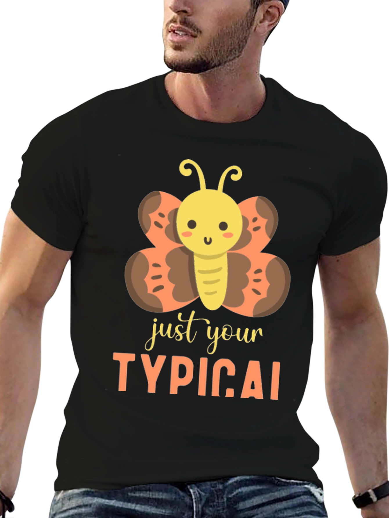 Just Your Typical Butterfly Graphic T-Shirt