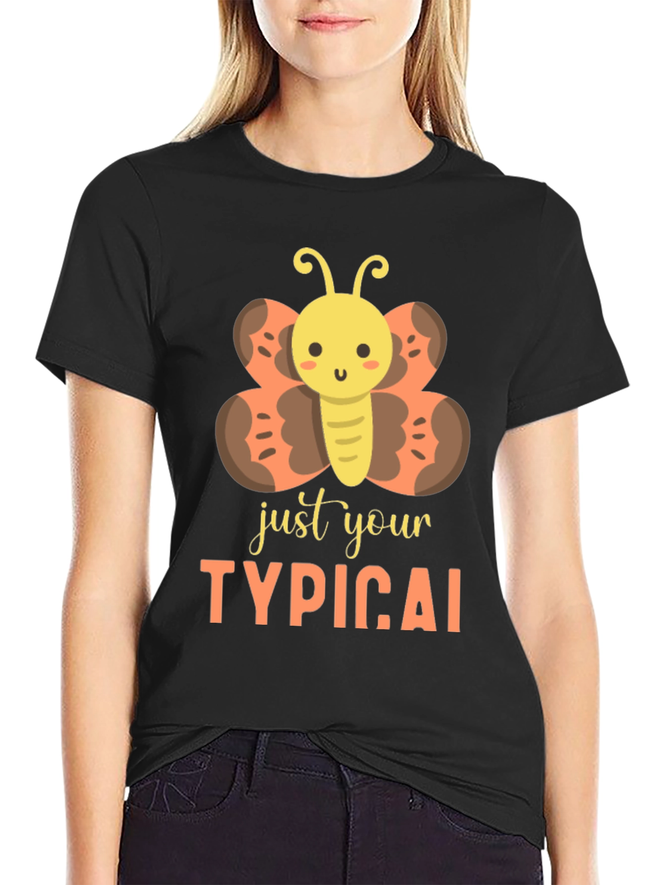 Just Your Typical Butterfly Graphic T-Shirt