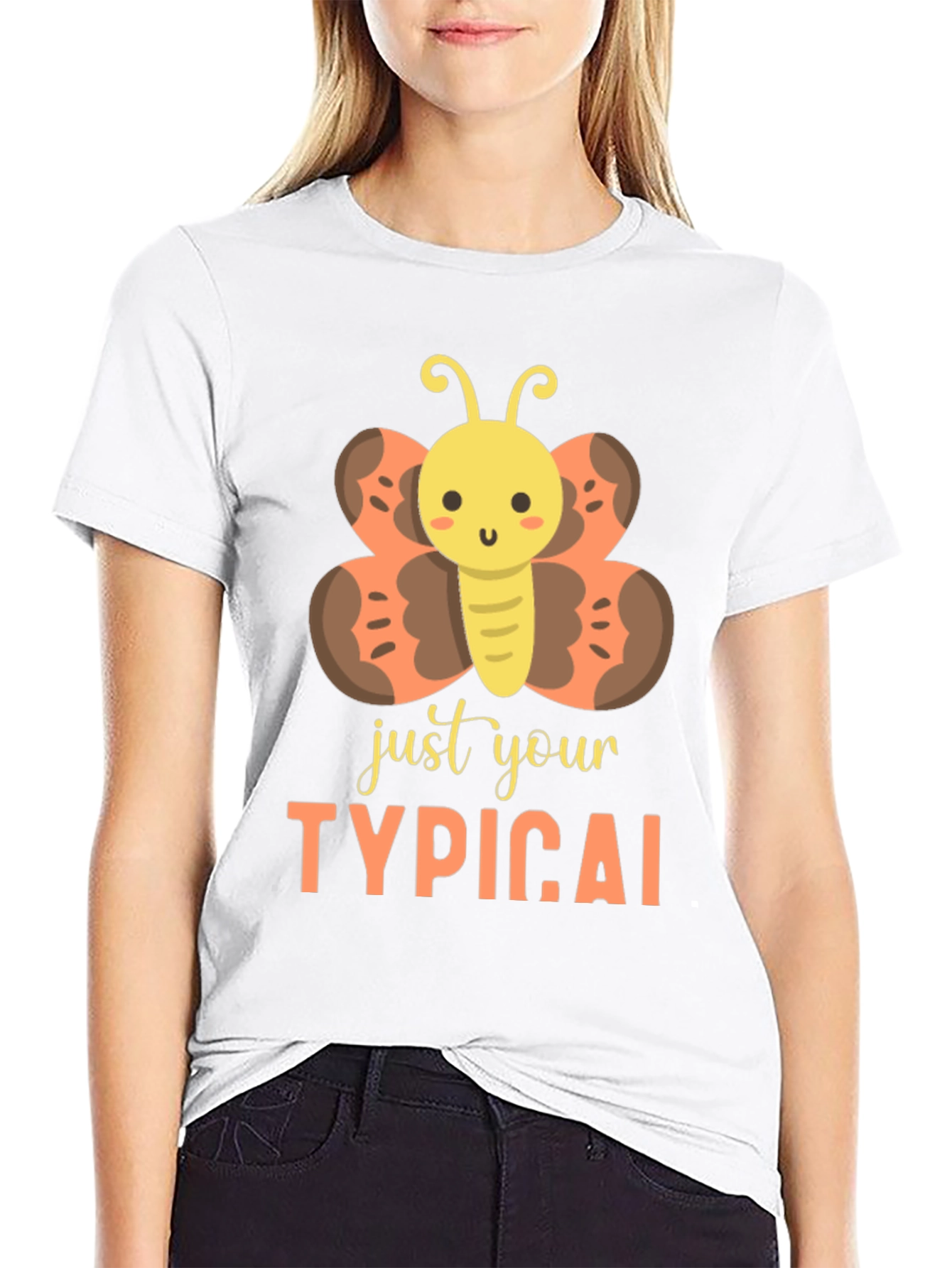 Just Your Typical Butterfly Graphic T-Shirt