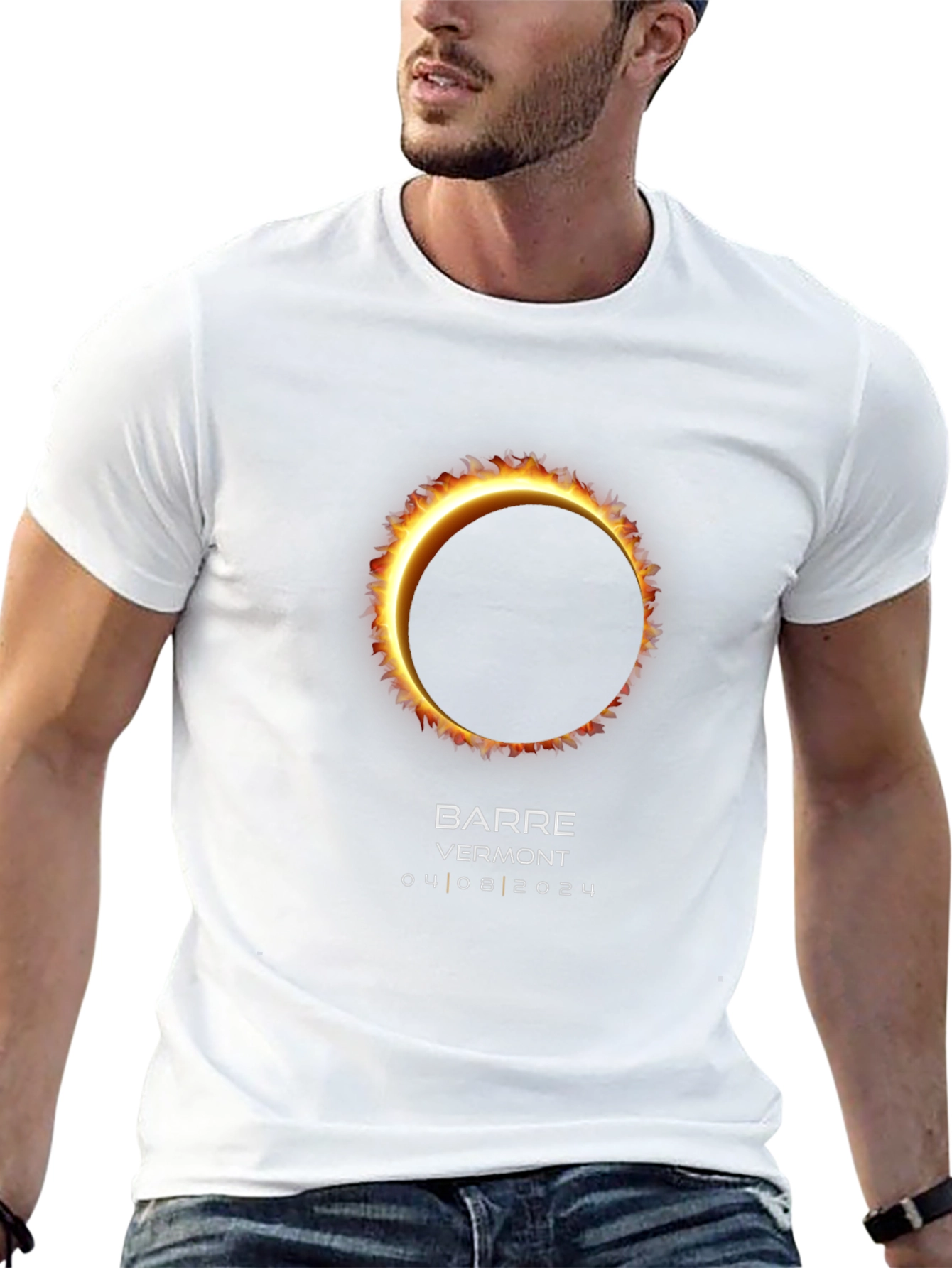 Total Solar Eclipse Barre Vermont April 8 2024 T-Shirt