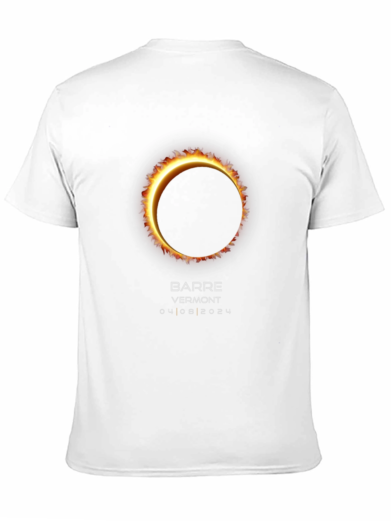 Total Solar Eclipse Barre Vermont April 8 2024 T-Shirt
