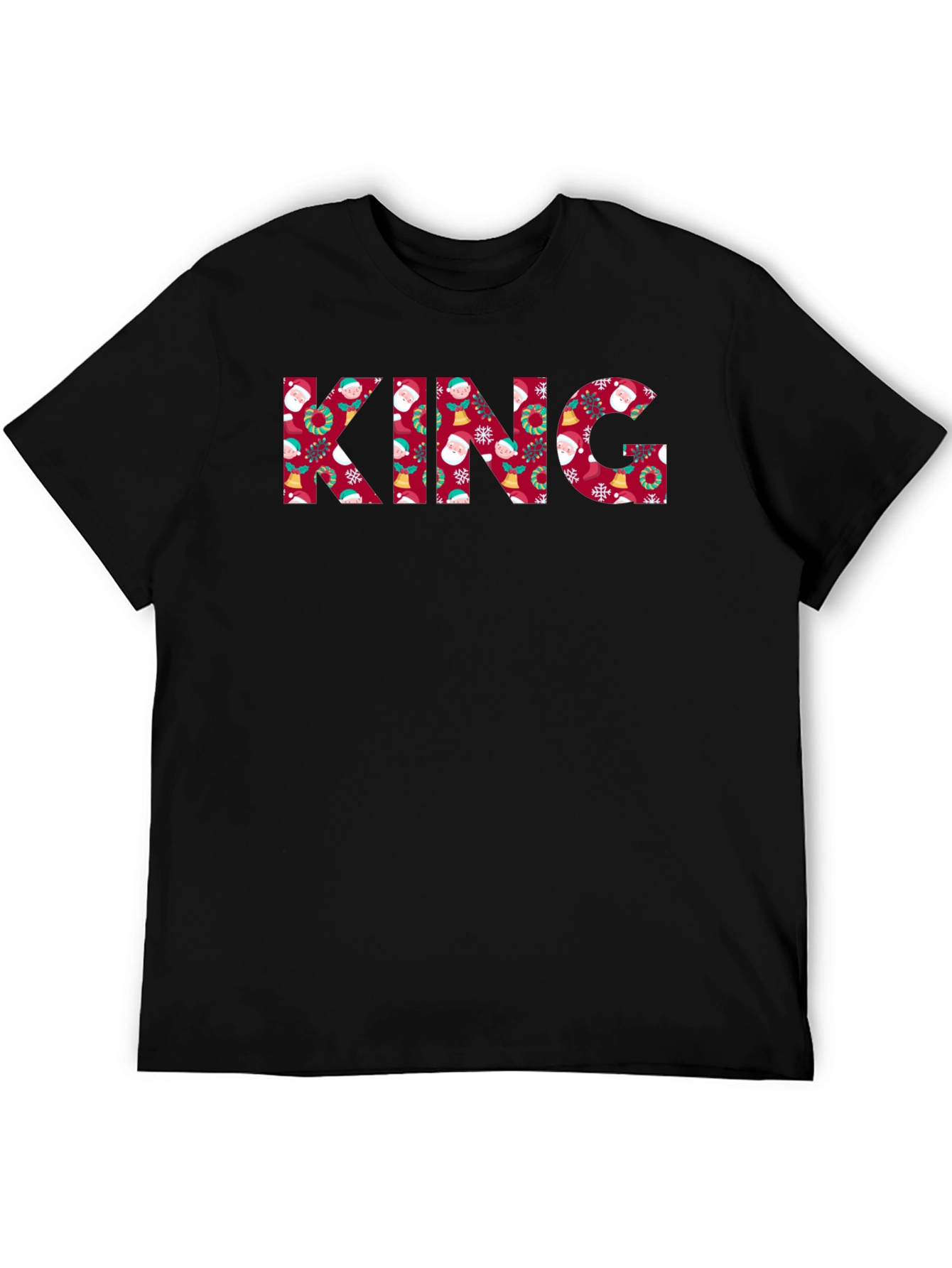 Christmas King Patterned T-Shirt
