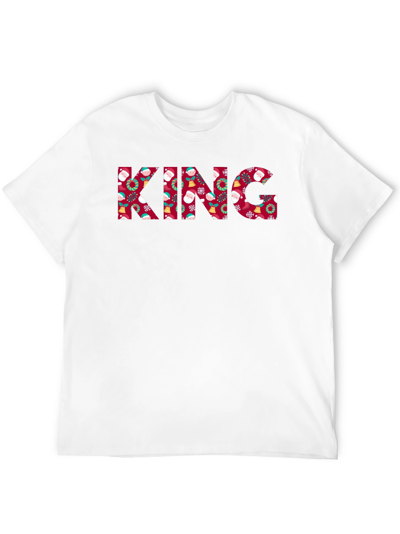 Christmas King Patterned T-Shirt