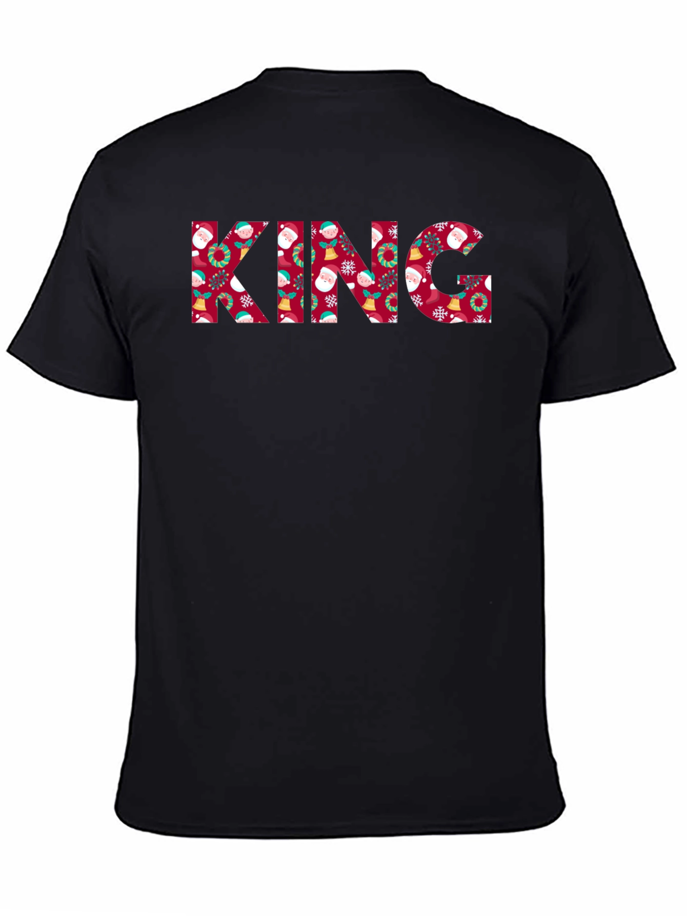 Christmas King Patterned T-Shirt
