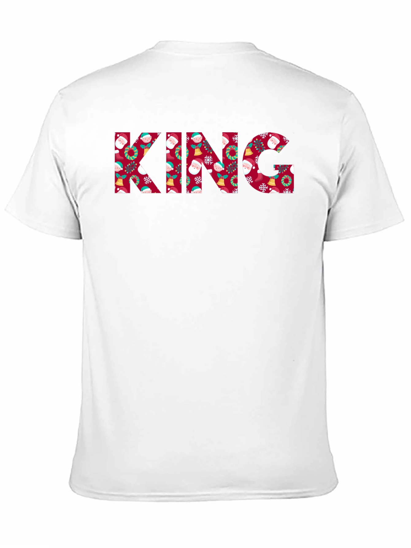 Christmas King Patterned T-Shirt