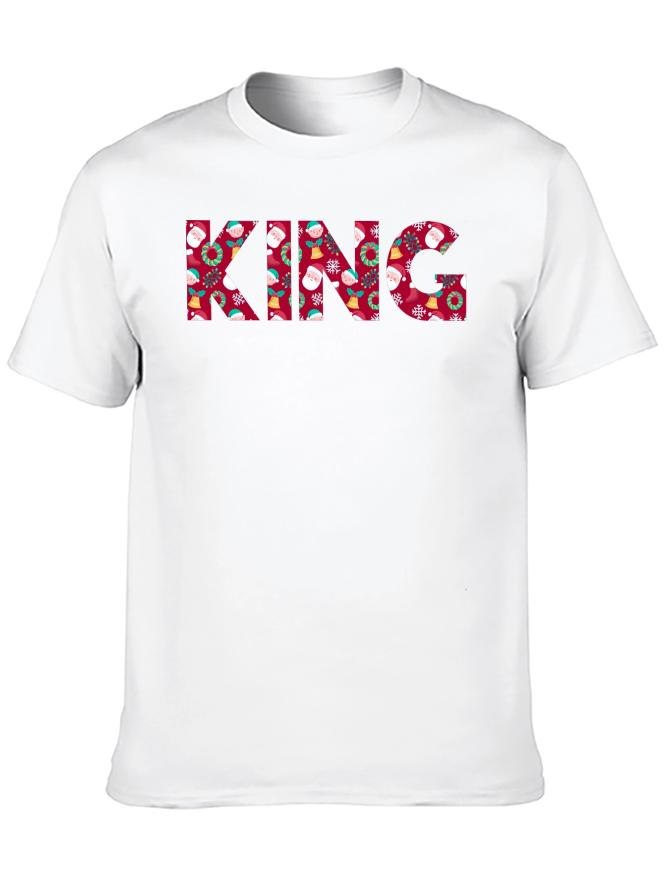 Christmas King Patterned T-Shirt