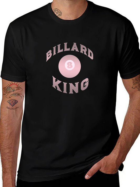 Billiard King Graphic Tee - Pool Lover T-Shirt