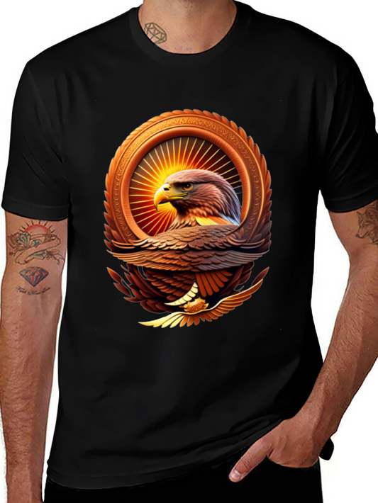 Eagle Emblem Graphic Tee - Bold Style