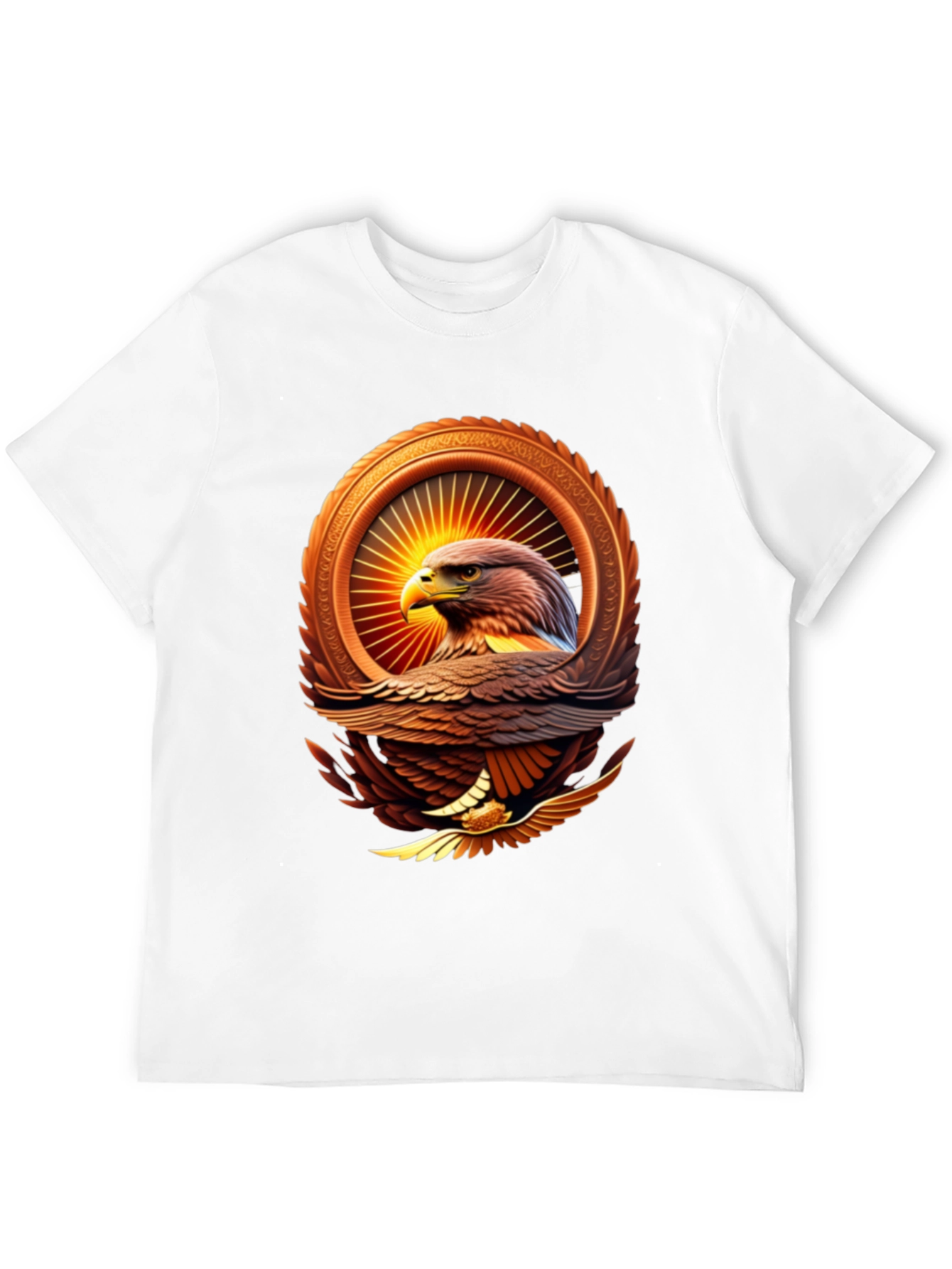 Eagle Emblem Graphic Tee - Bold Style