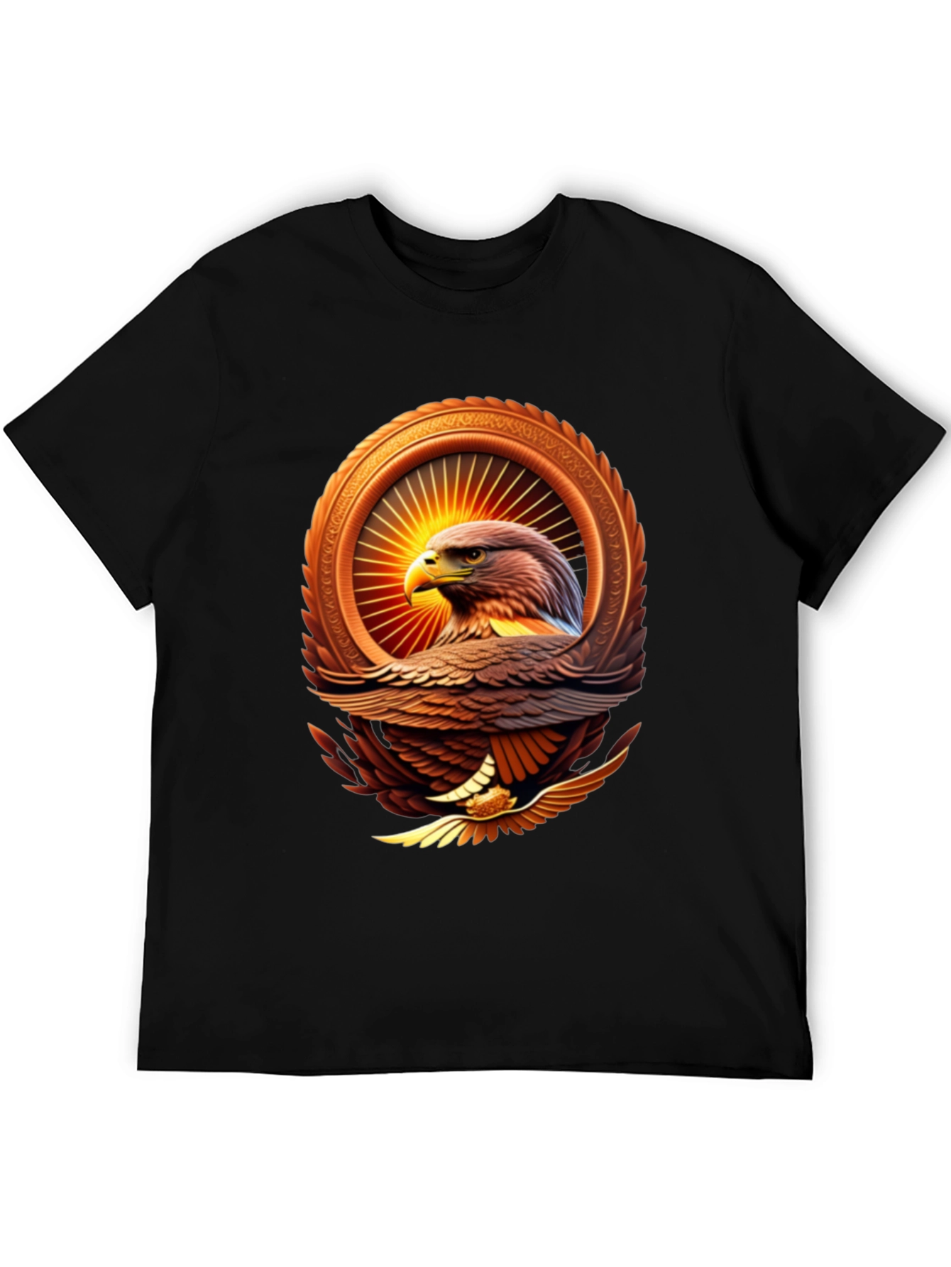 Eagle Emblem Graphic Tee - Bold Style