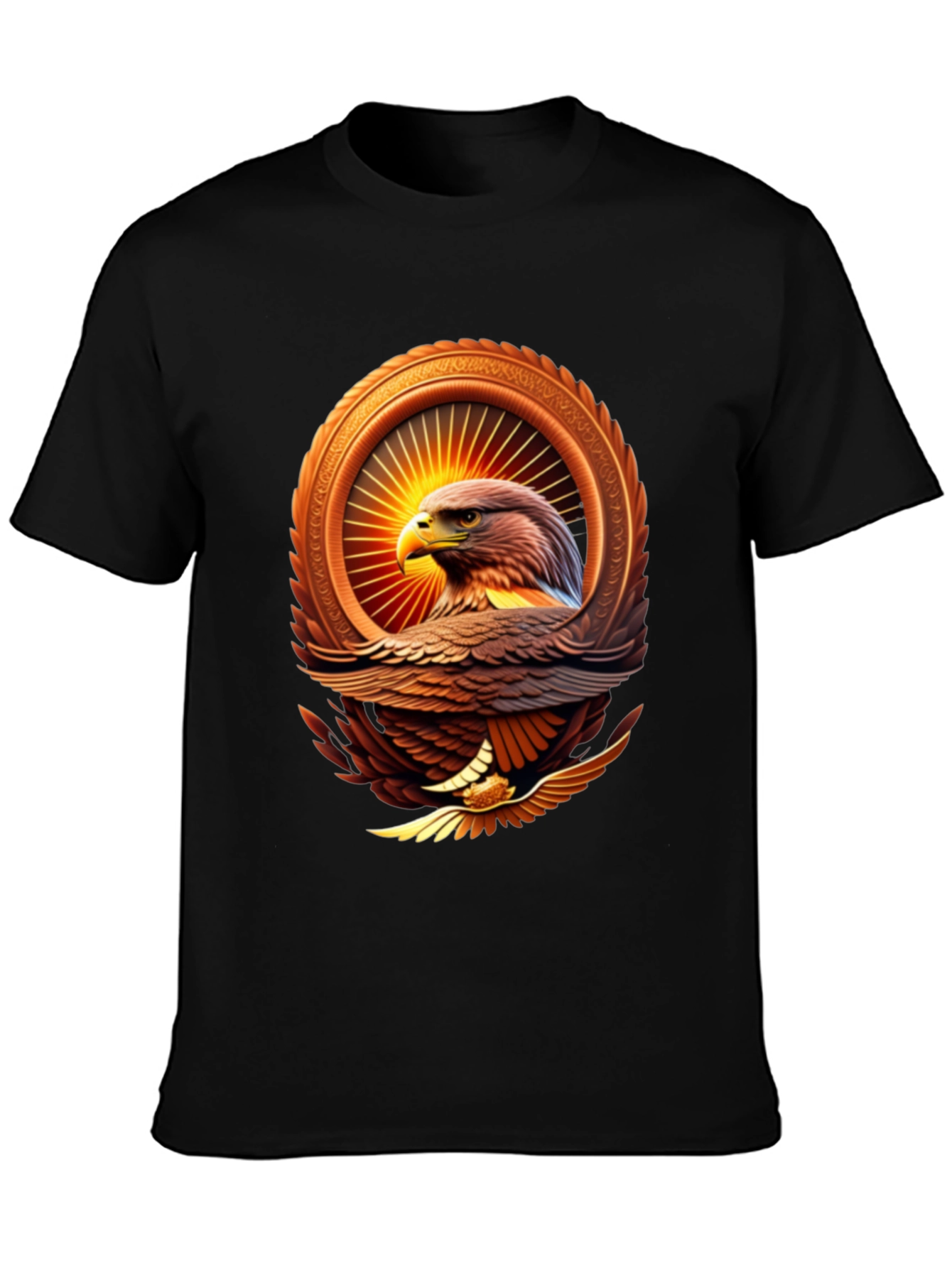 Eagle Emblem Graphic Tee - Bold Style