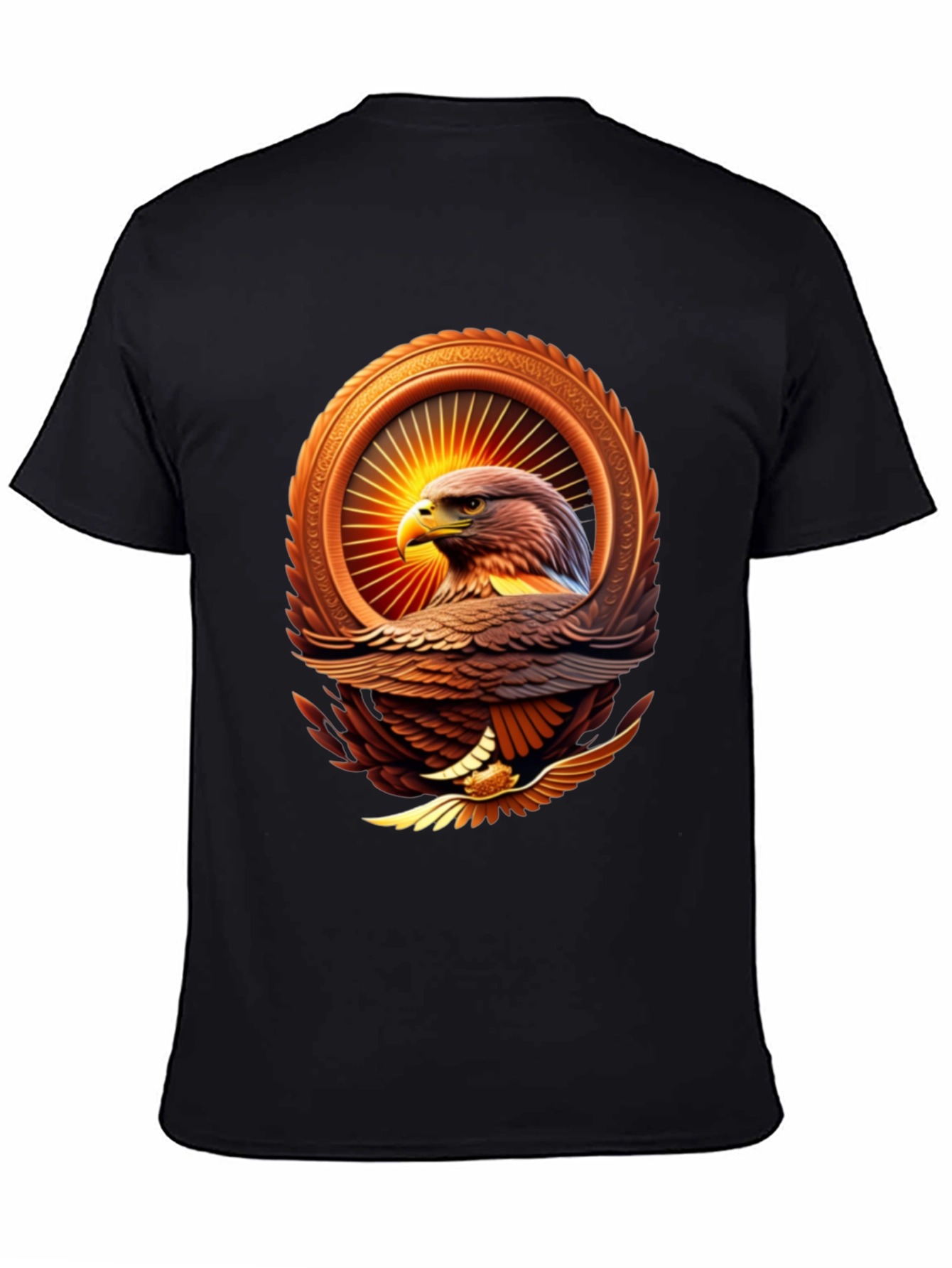 Eagle Emblem Graphic Tee - Bold Style