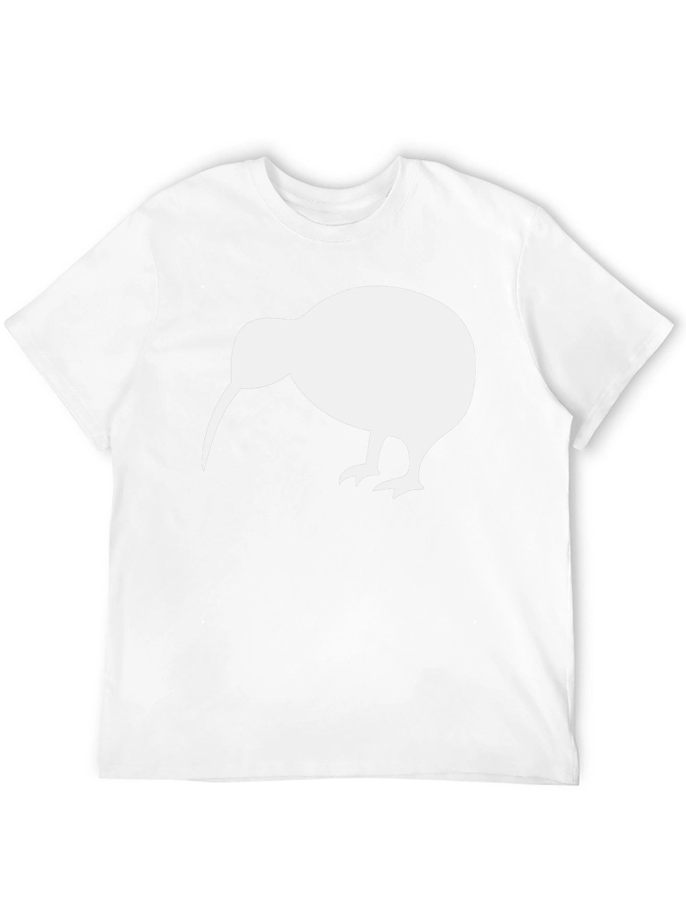 Kiwi Bird Graphic Tee - Black Cotton T-Shirt
