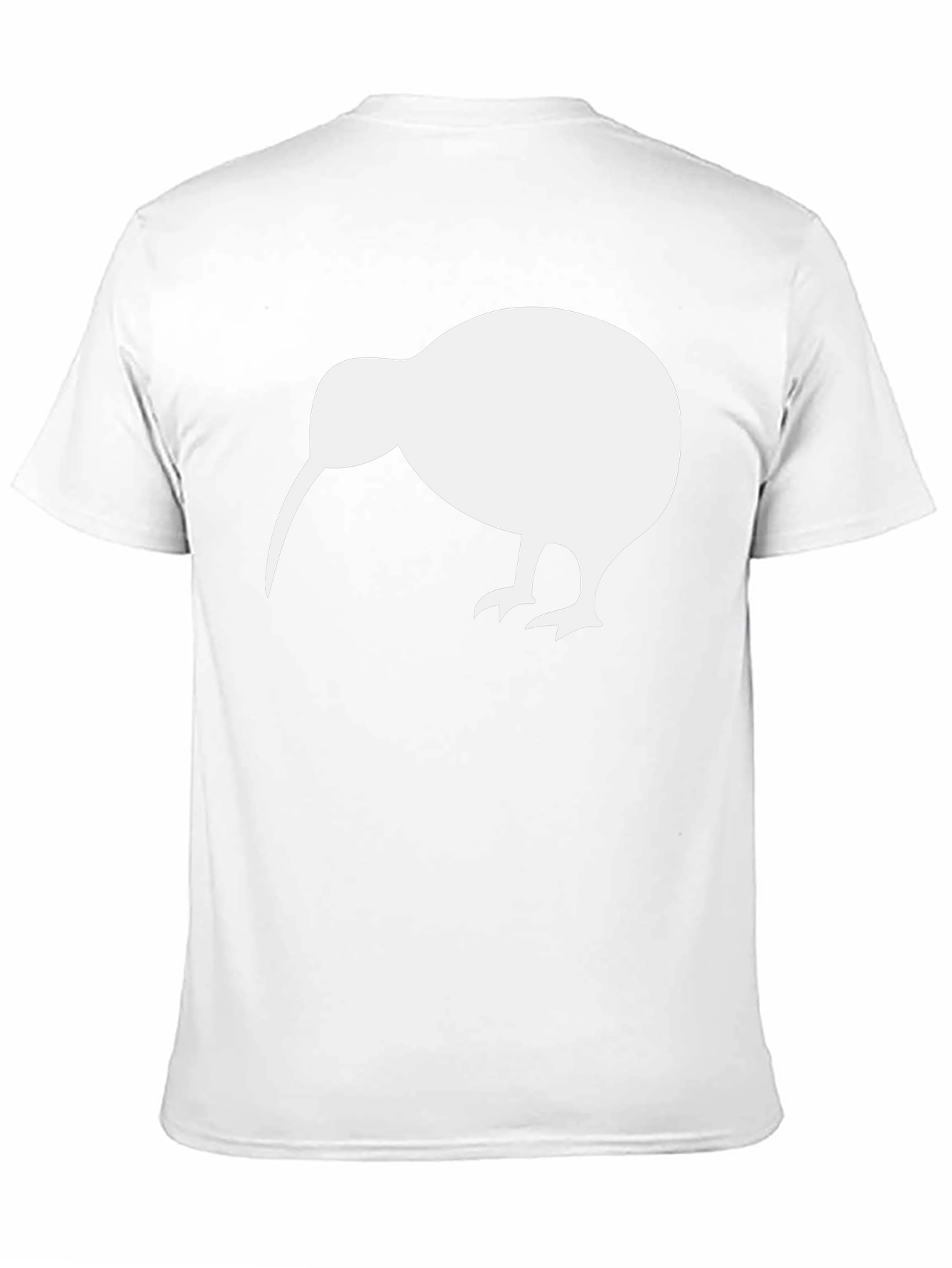 Kiwi Bird Graphic Tee - Black Cotton T-Shirt