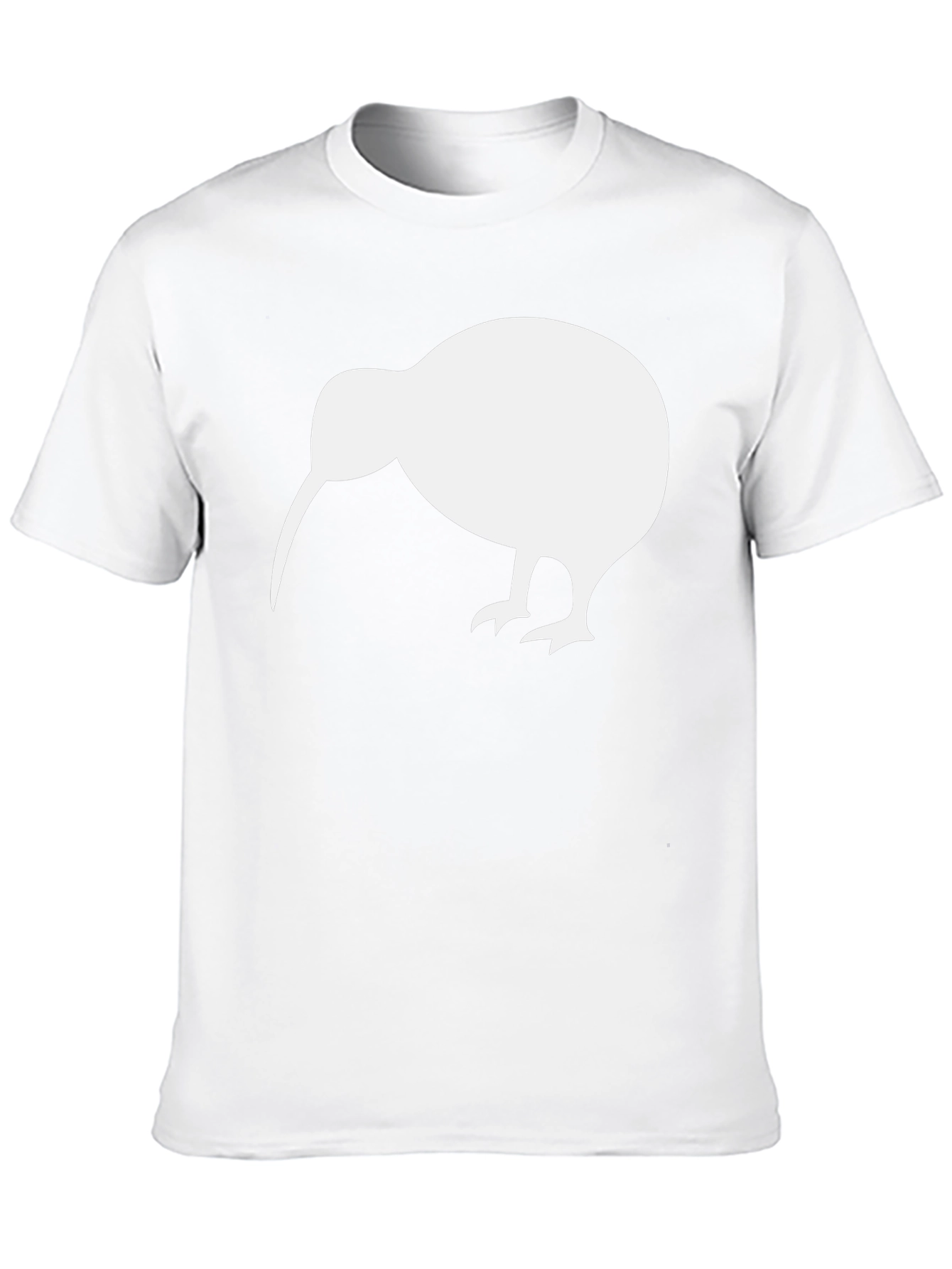 Kiwi Bird Graphic Tee - Black Cotton T-Shirt