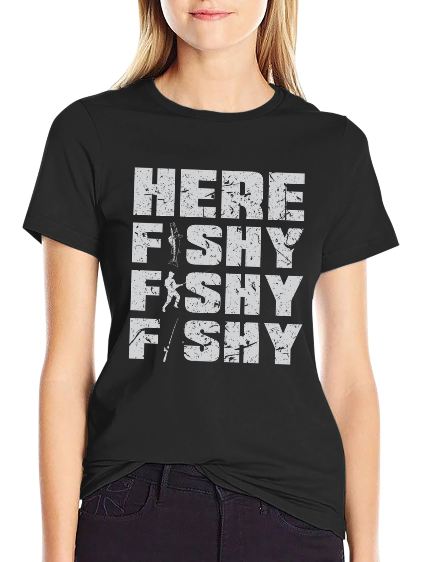 Here Fishy Fishy Fishing T-Shirt