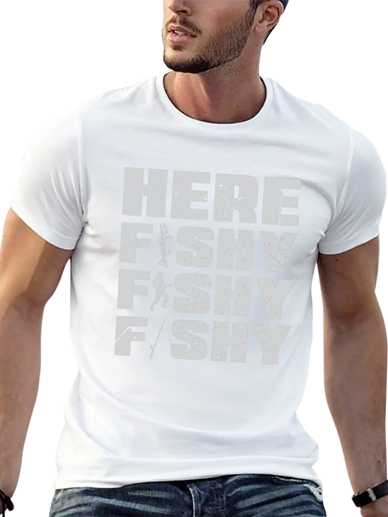 Here Fishy Fishy Fishing T-Shirt