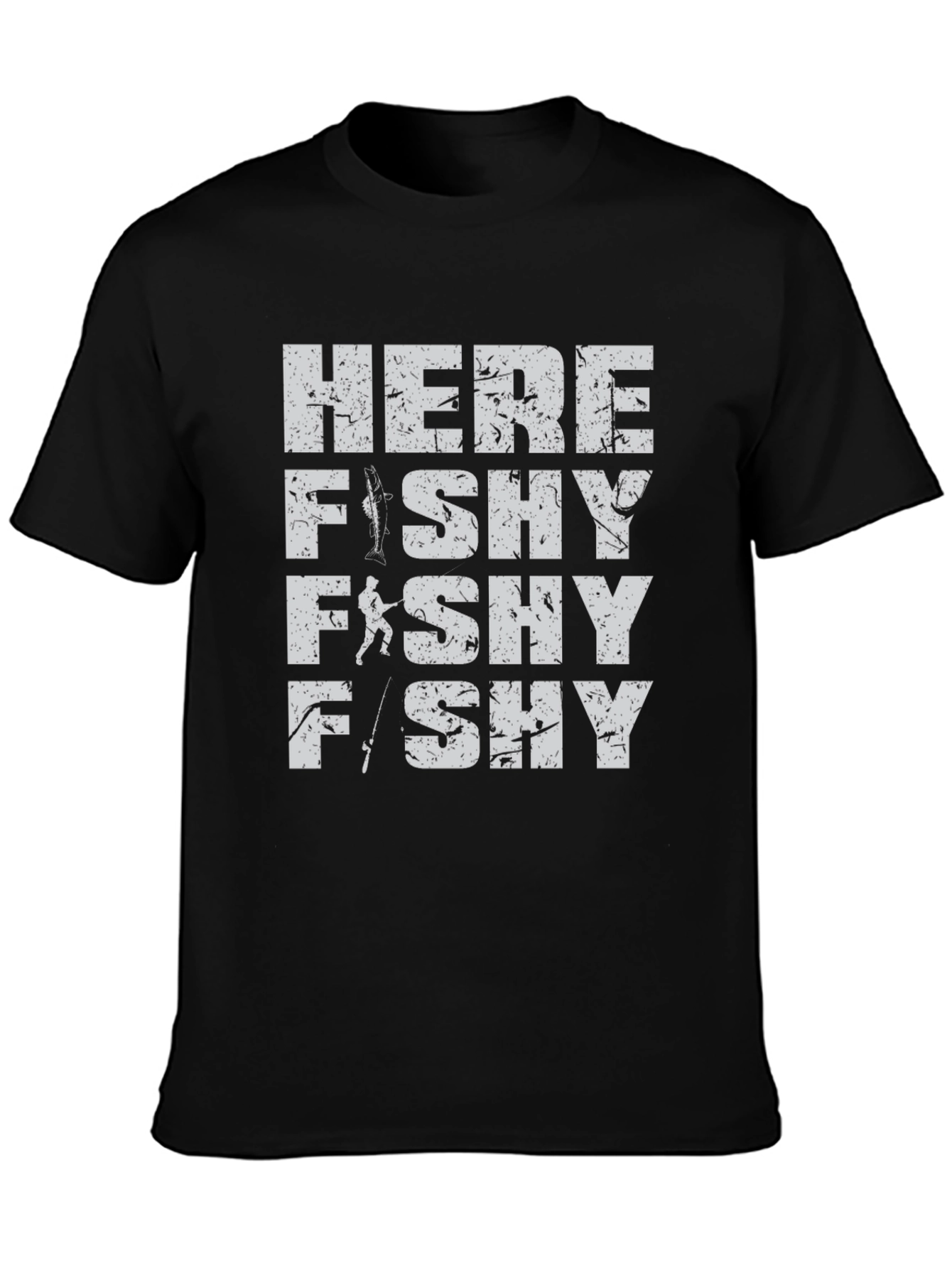 Here Fishy Fishy Fishing T-Shirt