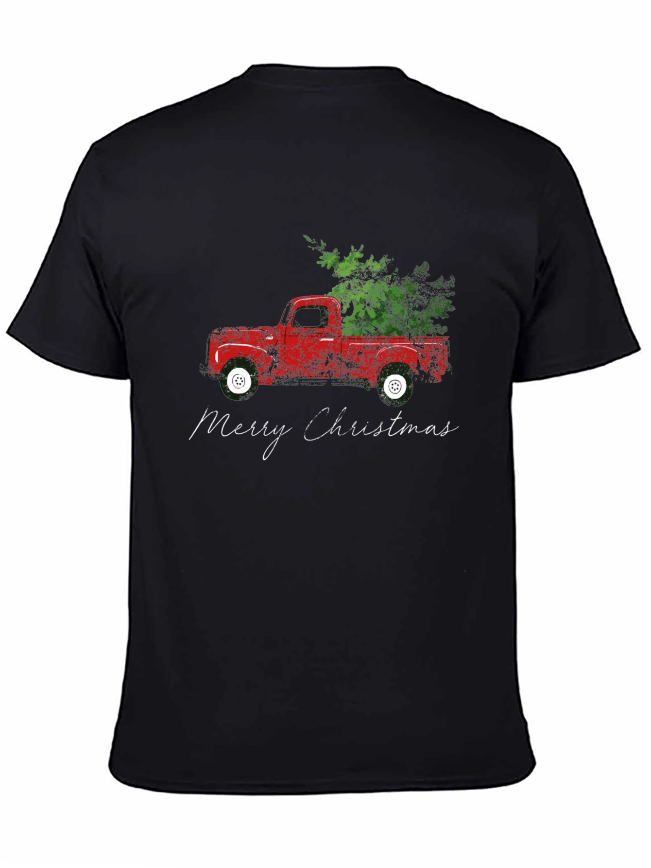 Merry Christmas Red Truck T-Shirt