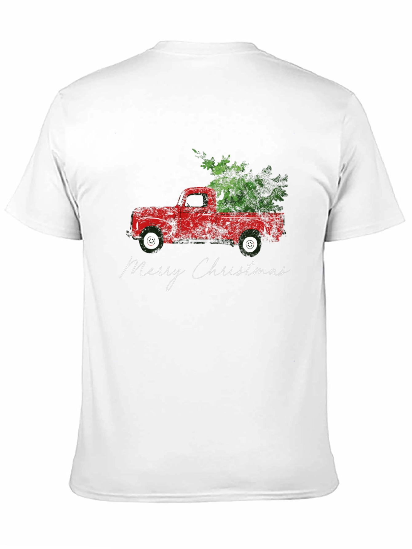 Merry Christmas Red Truck T-Shirt