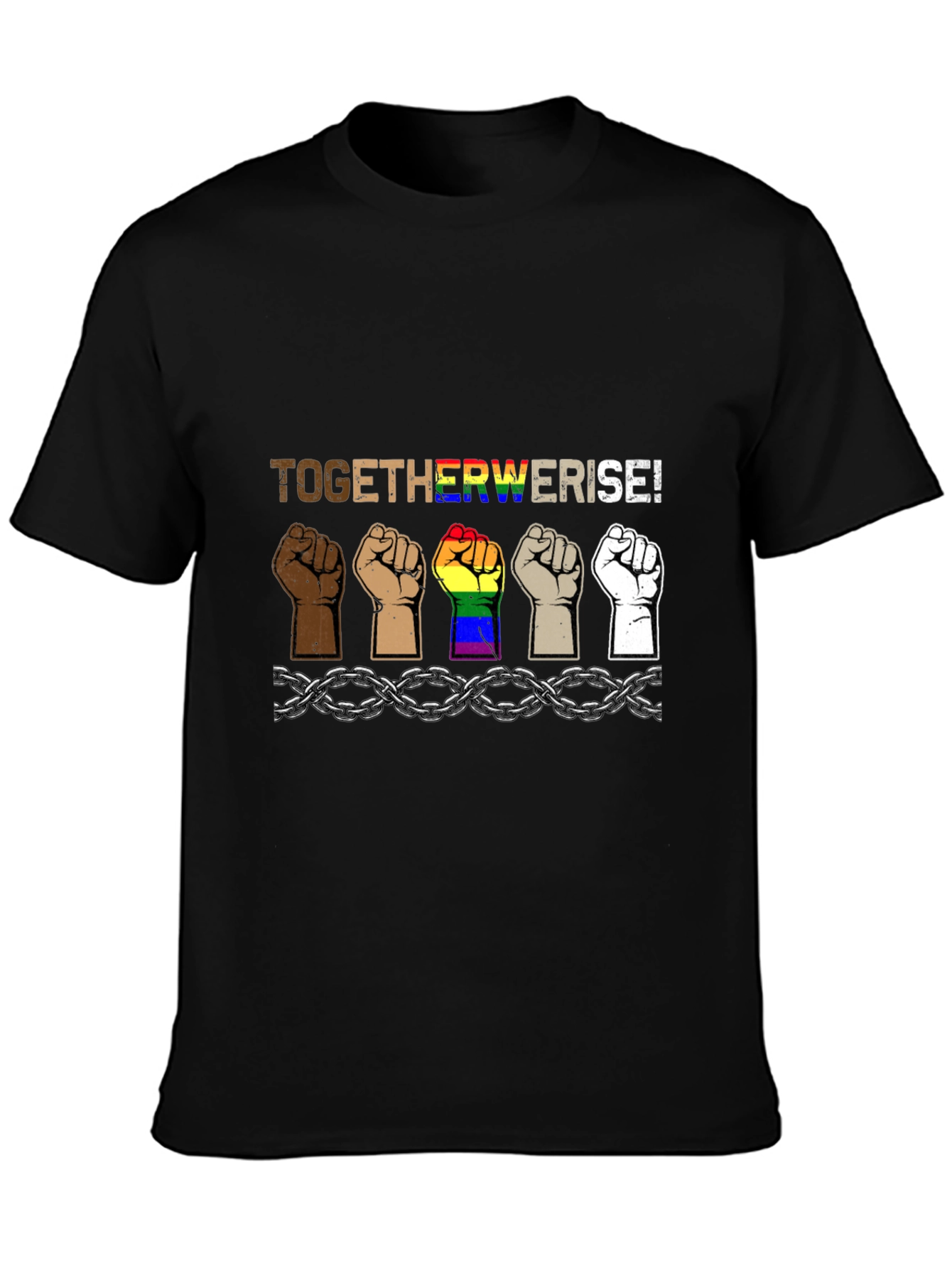 Together We Rise T-Shirt - Equality & Unity