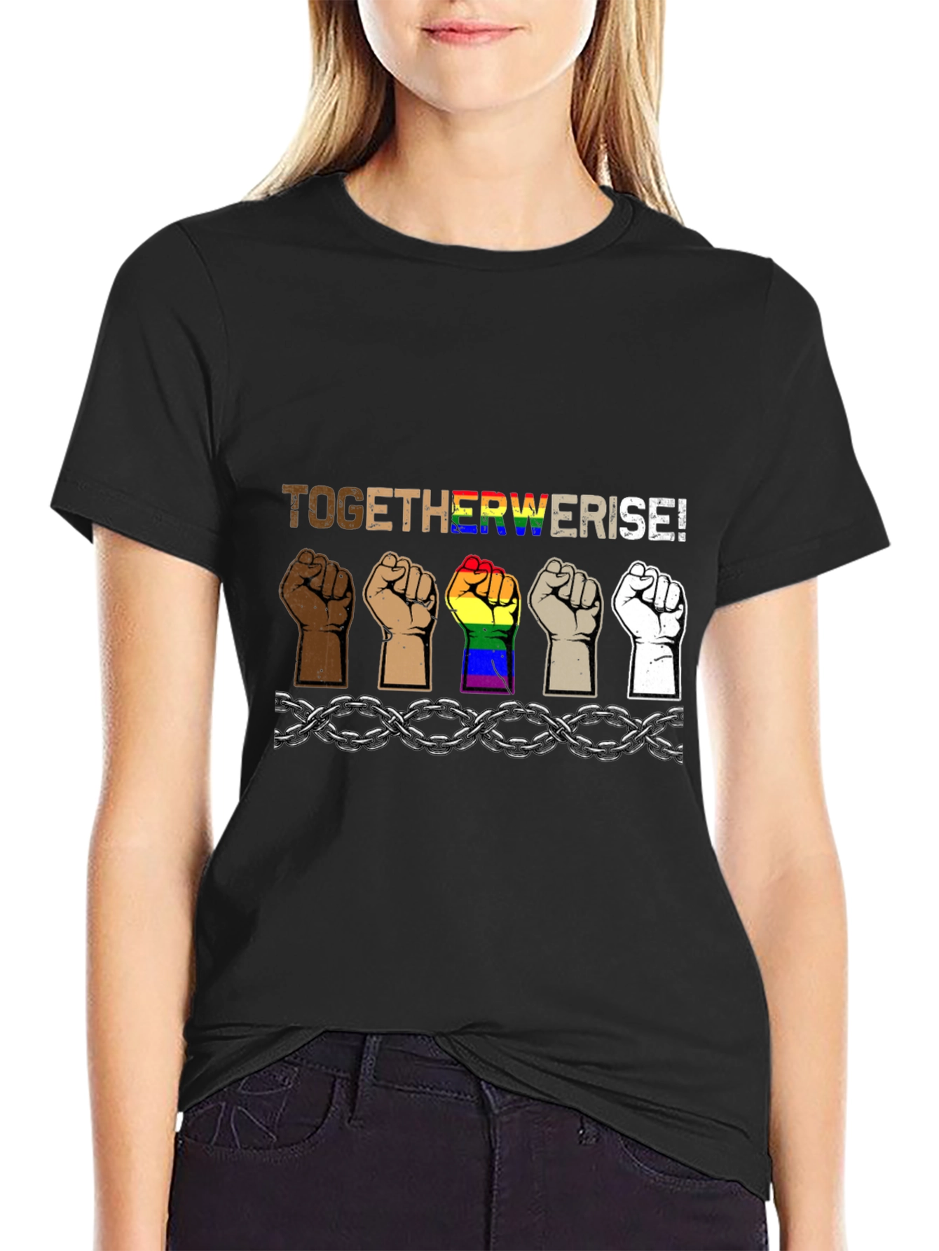Together We Rise T-Shirt - Equality & Unity