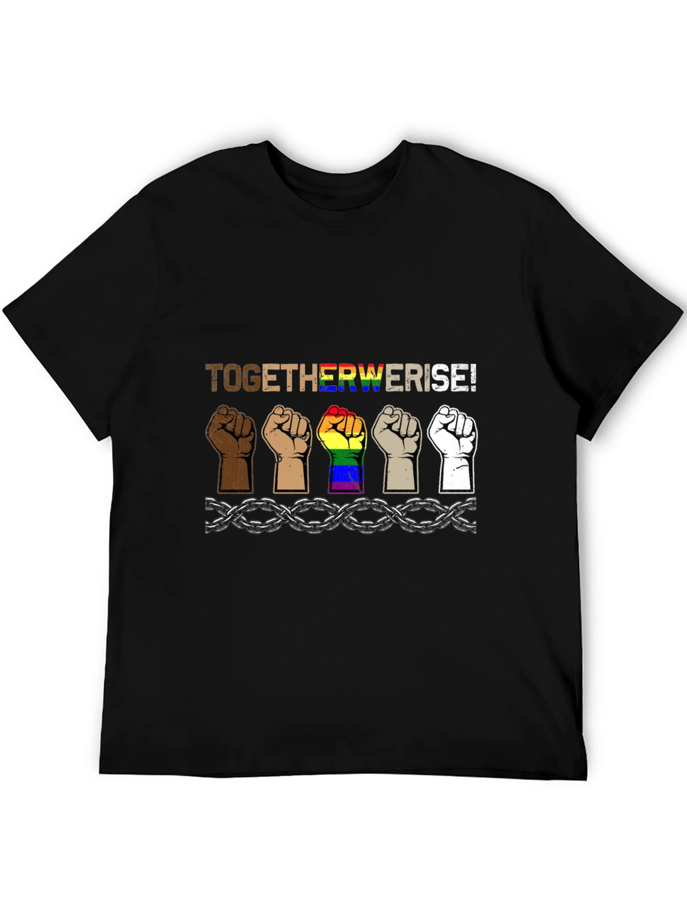 Together We Rise T-Shirt - Equality & Unity