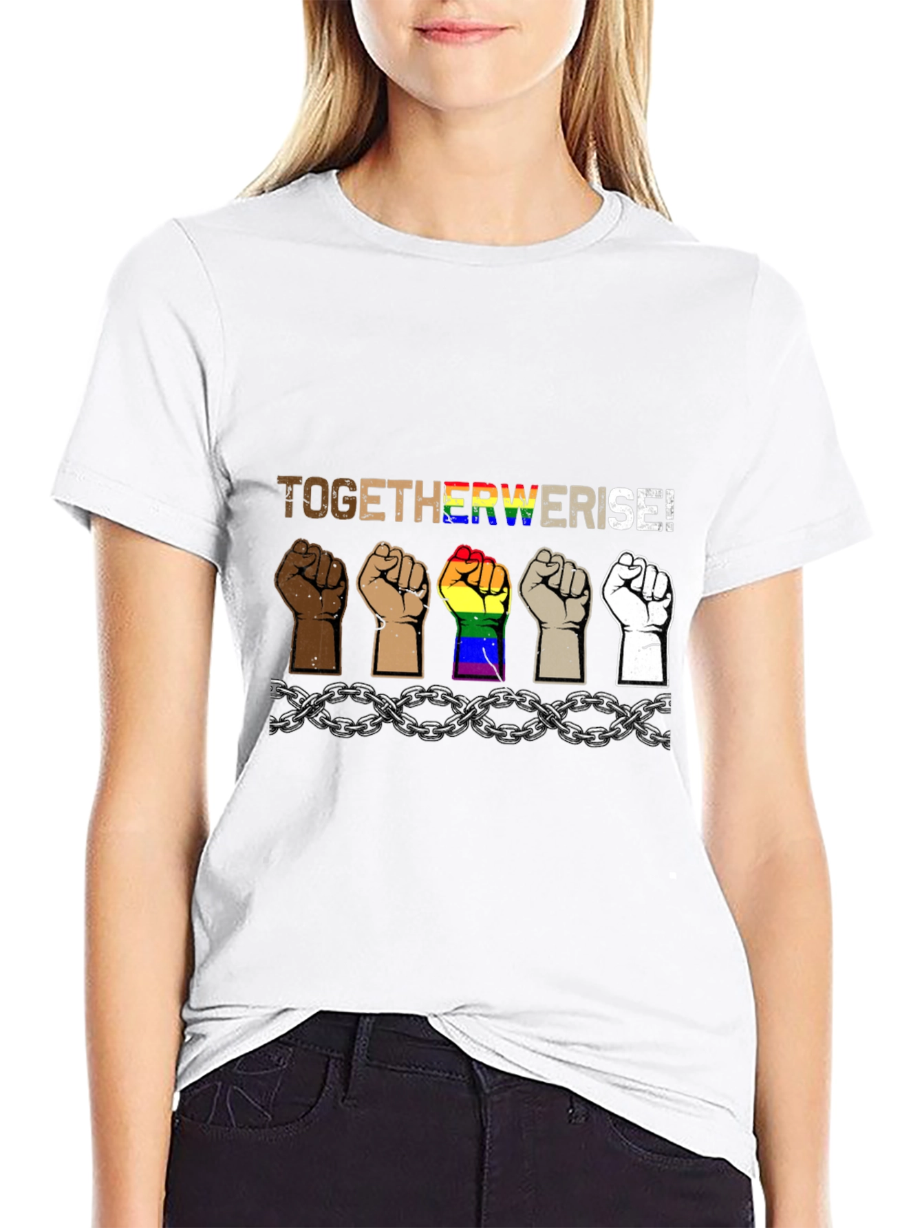 Together We Rise T-Shirt - Equality & Unity