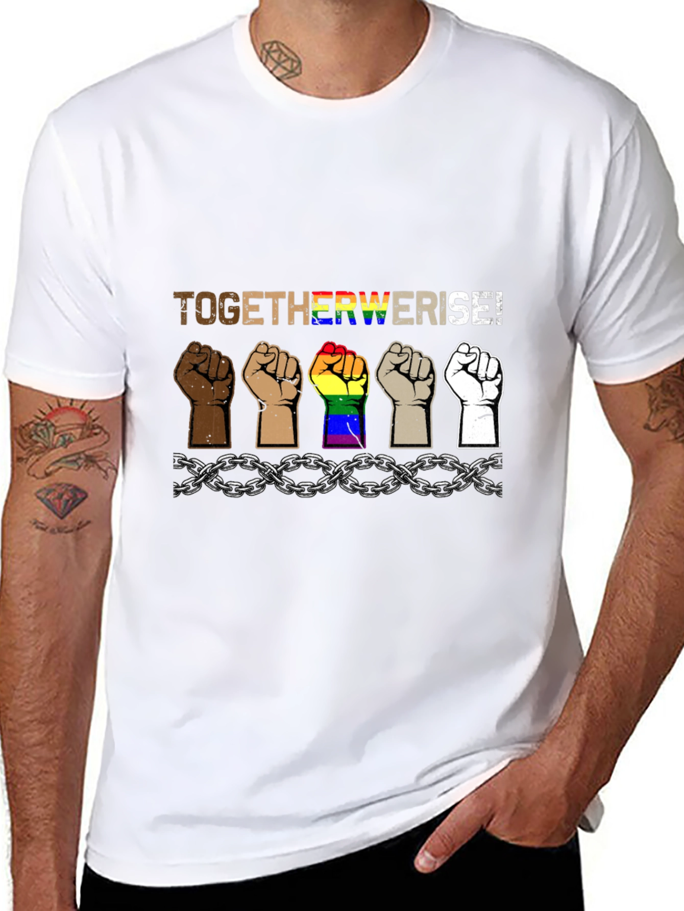 Together We Rise T-Shirt - Equality & Unity