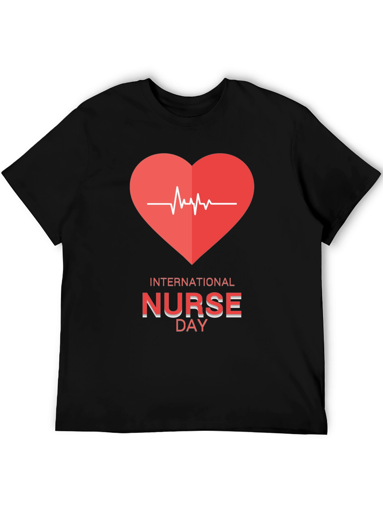 International Nurse Day Heartbeat T-Shirt