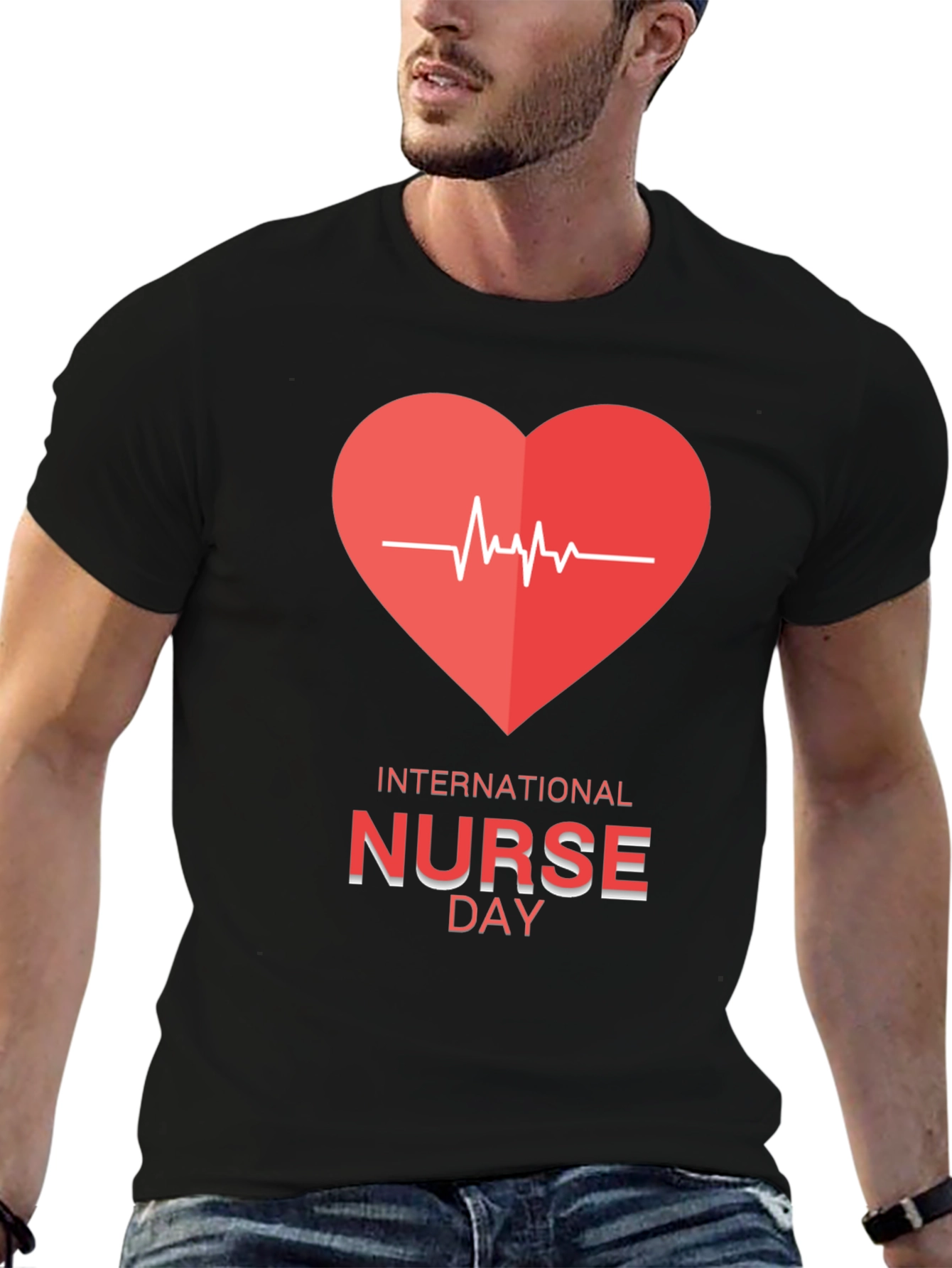 International Nurse Day Heartbeat T-Shirt