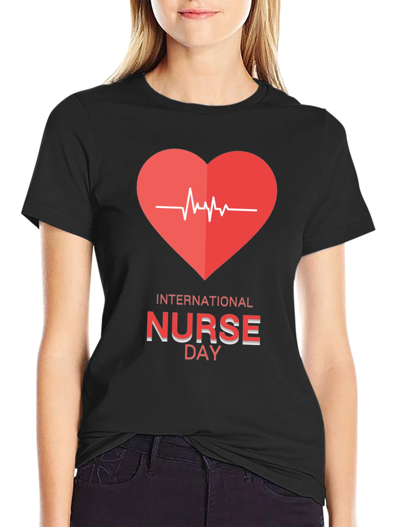 International Nurse Day Heartbeat T-Shirt