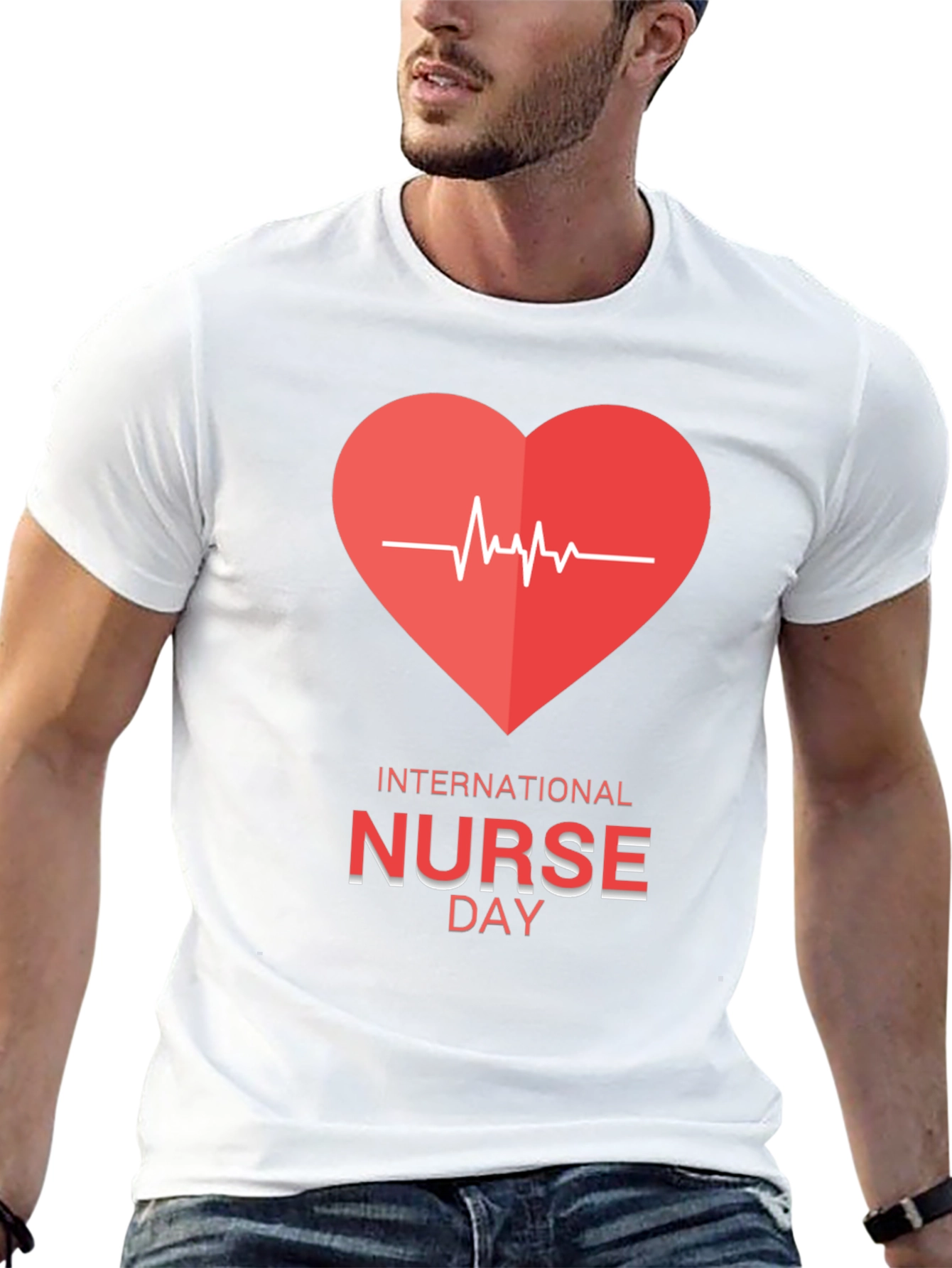 International Nurse Day Heartbeat T-Shirt