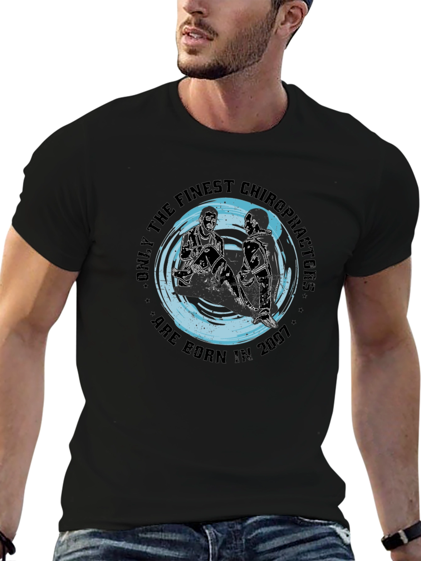 Finest Chiropractors T-Shirt - Born in 2007