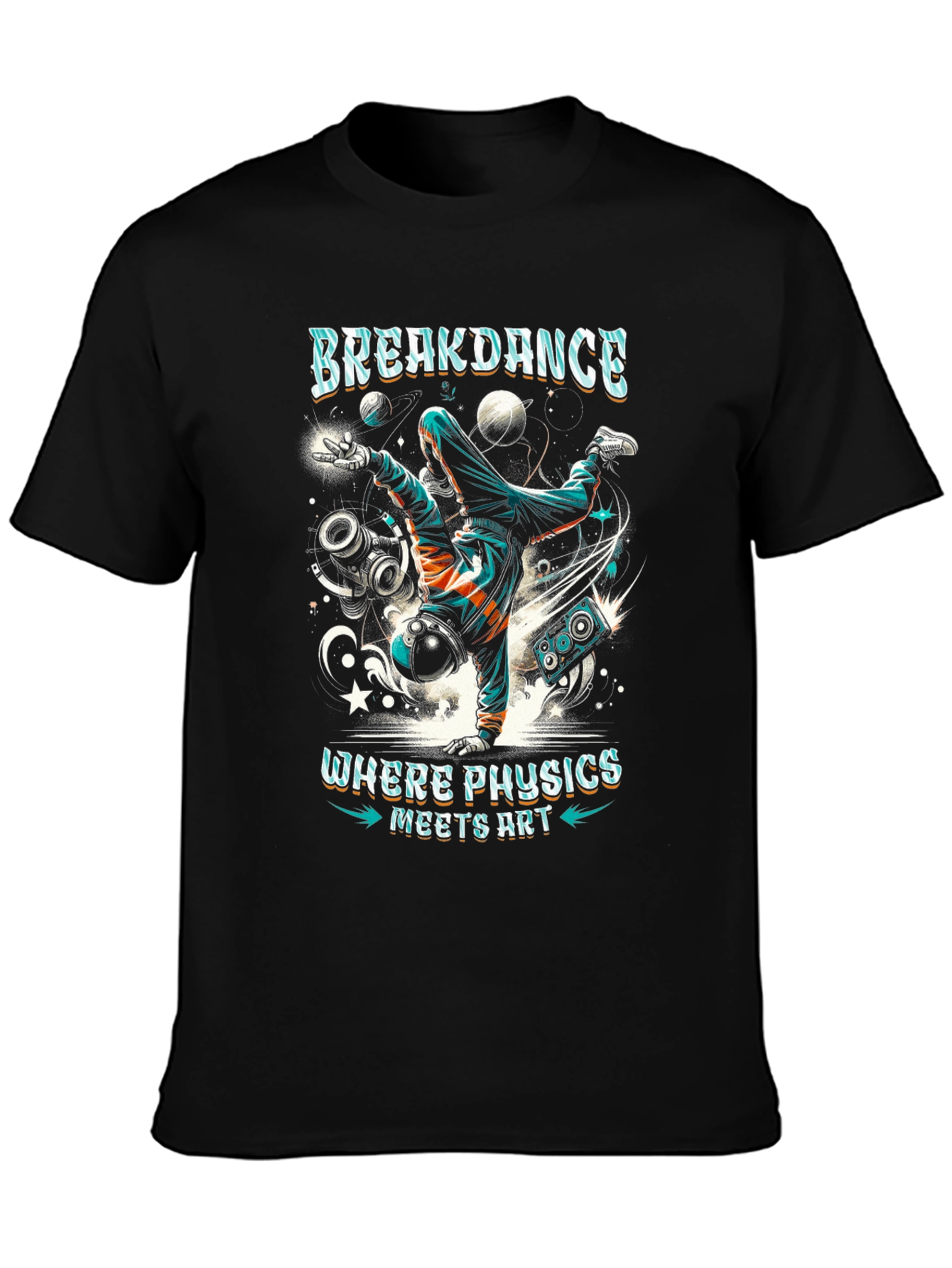 Breakdance Physics Meets Art T-Shirt