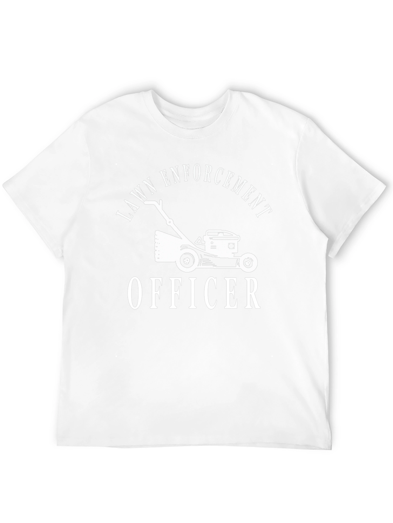 Lawn Enforcement Officer T-Shirt - Funny Gardening Tee