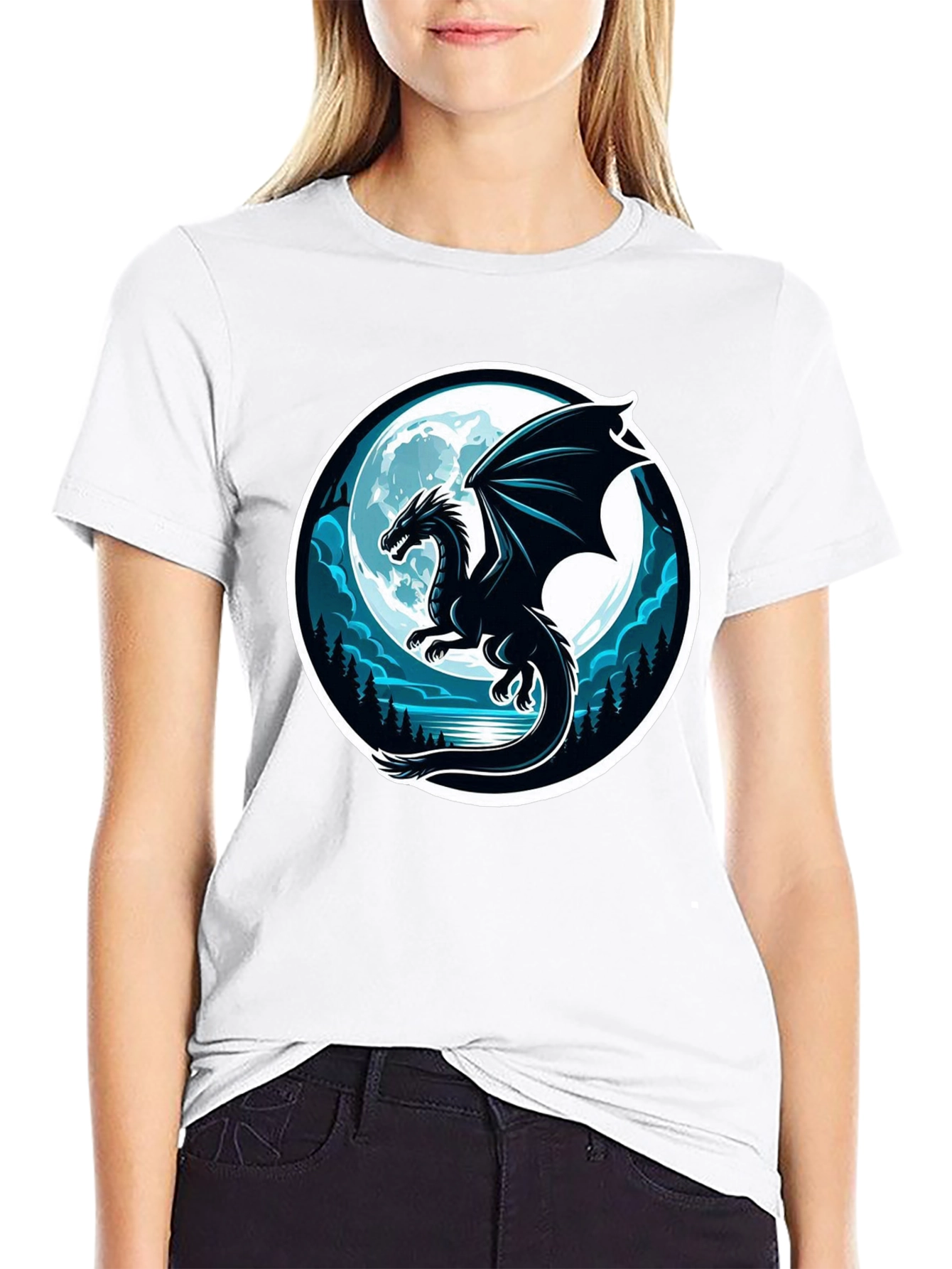 Dragon Moon Graphic Tee