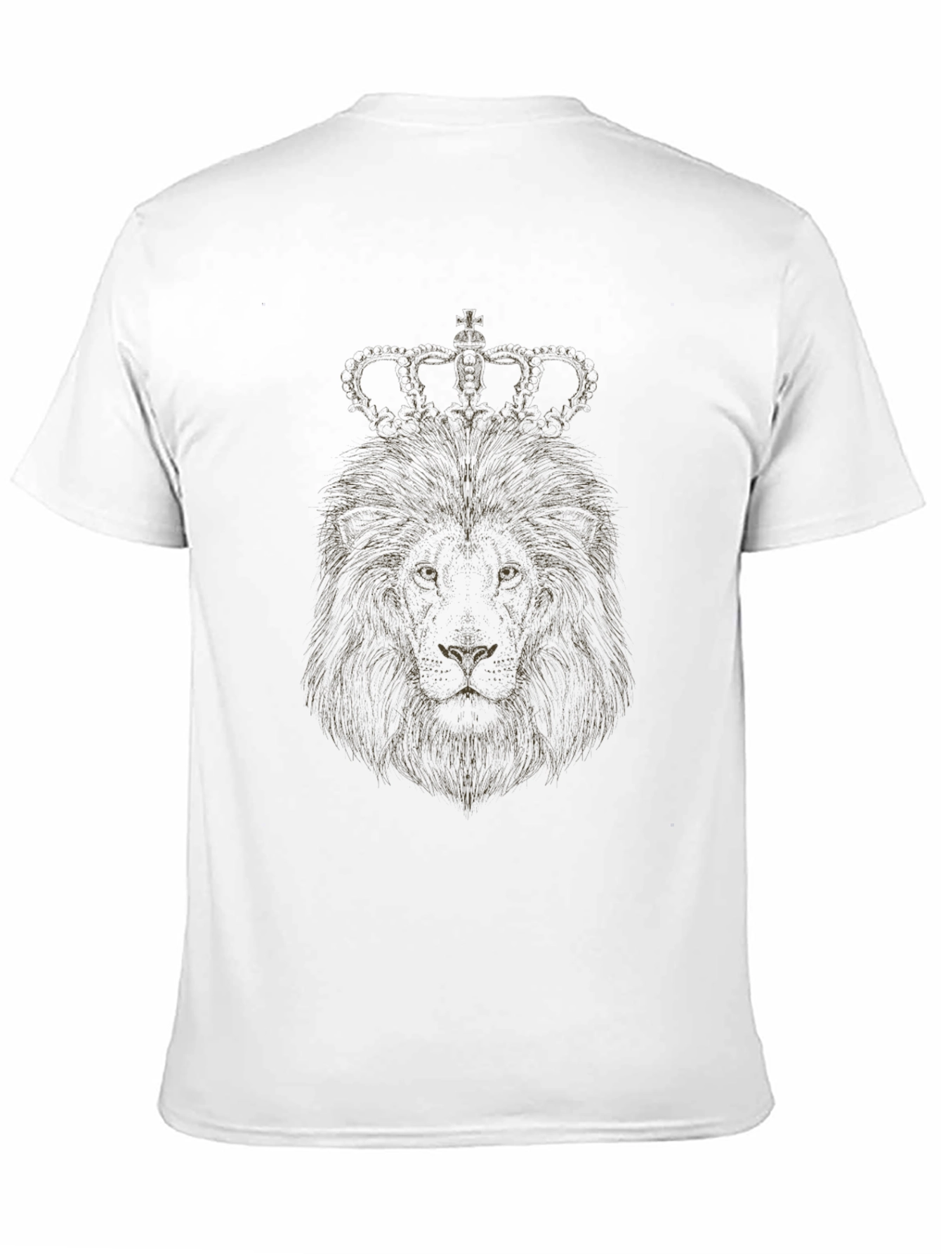 Lion Crown Graphic Tee - Black T-Shirt