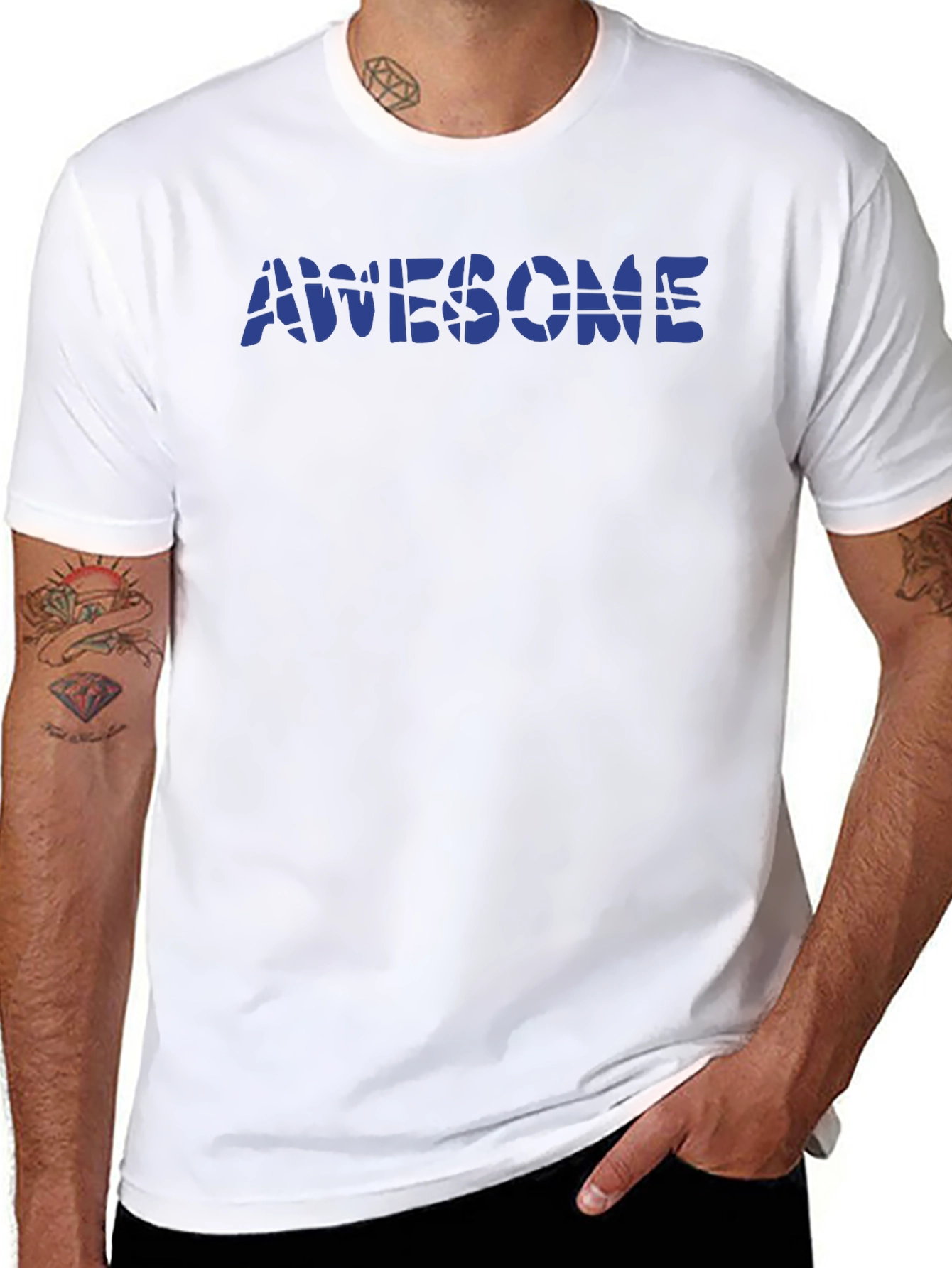 Awesome Graphic Print T-Shirt - Bold Style