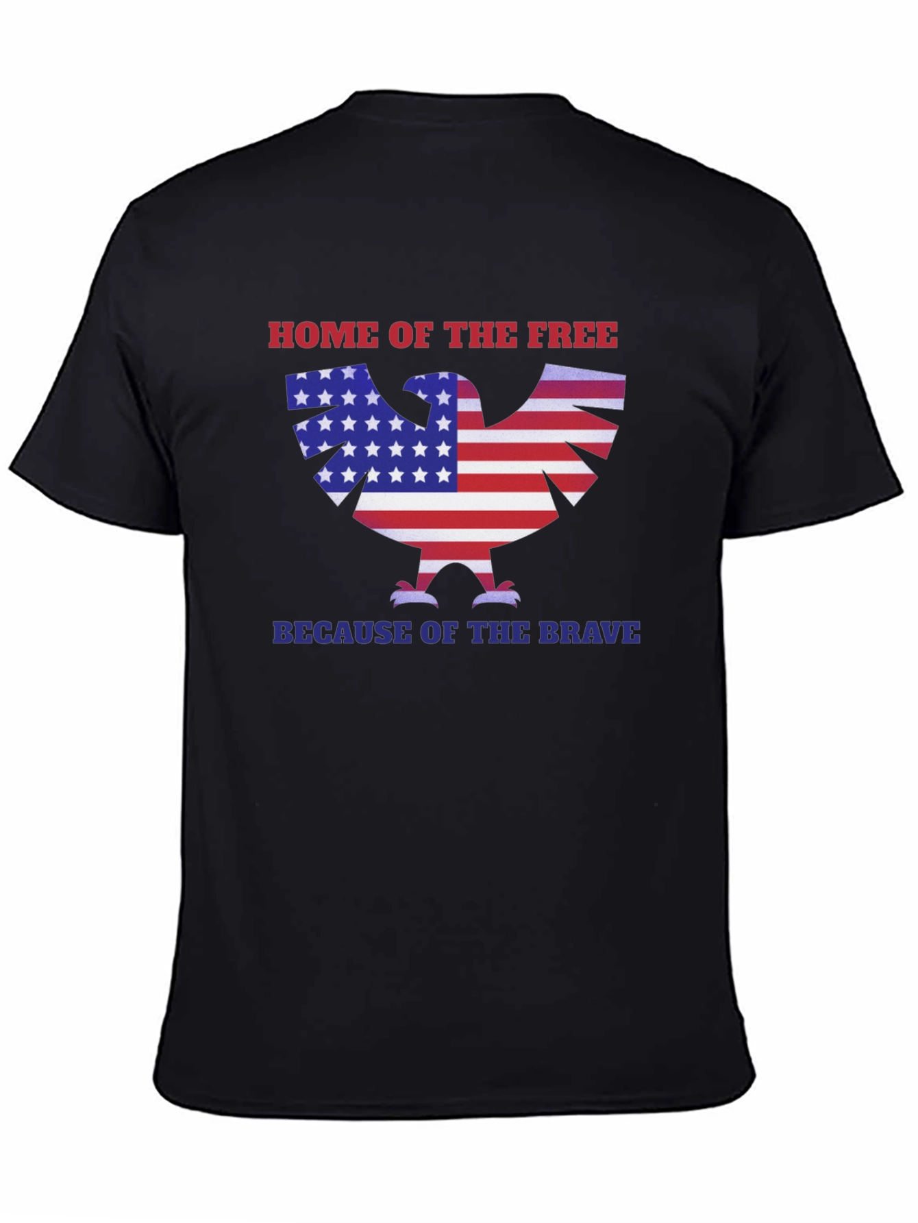Home of the Free Patriotic Eagle T-Shirt