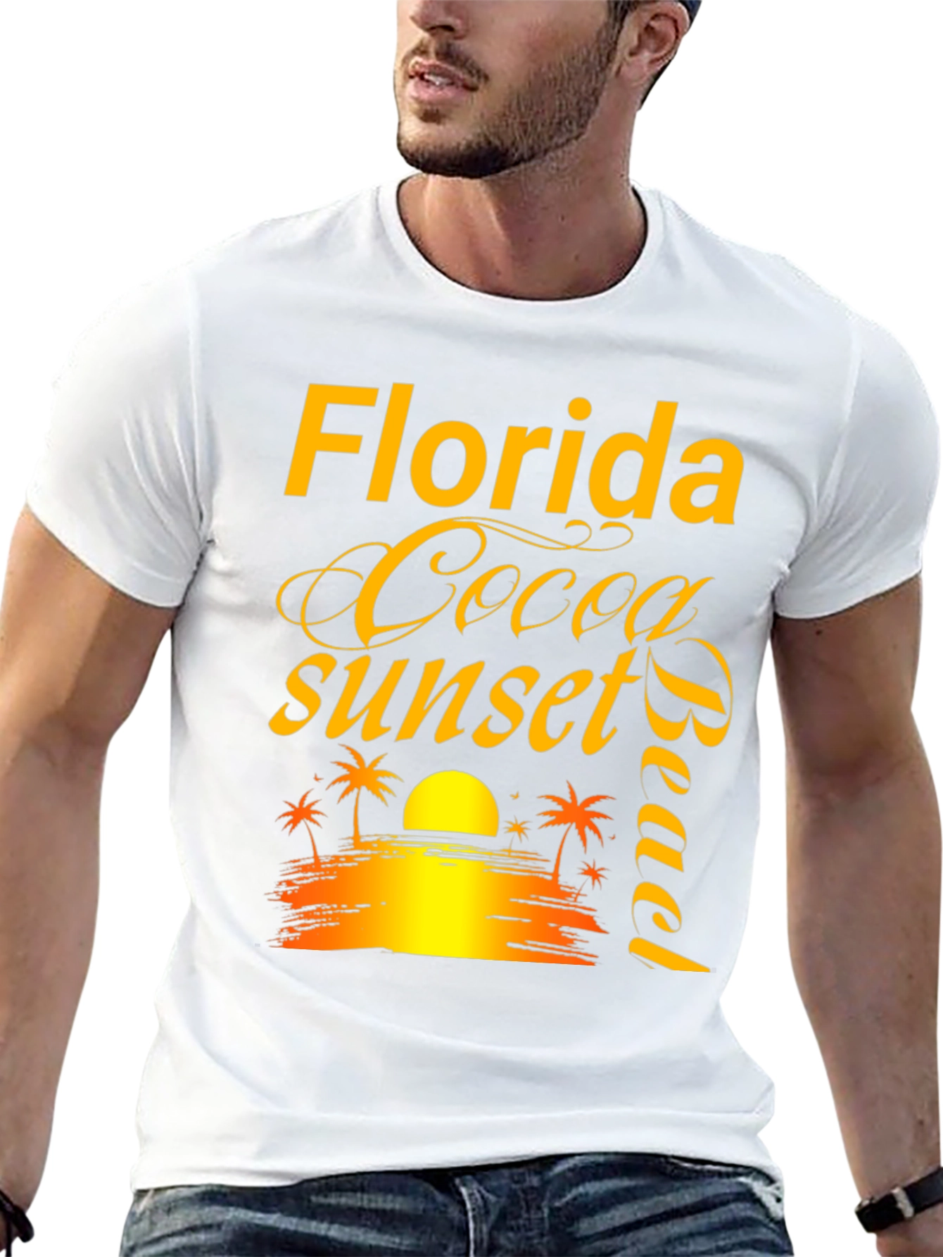Florida Cocoa Beach Sunset T-Shirt