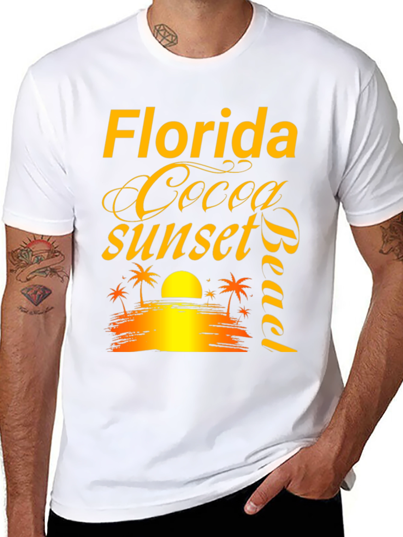Florida Cocoa Beach Sunset T-Shirt