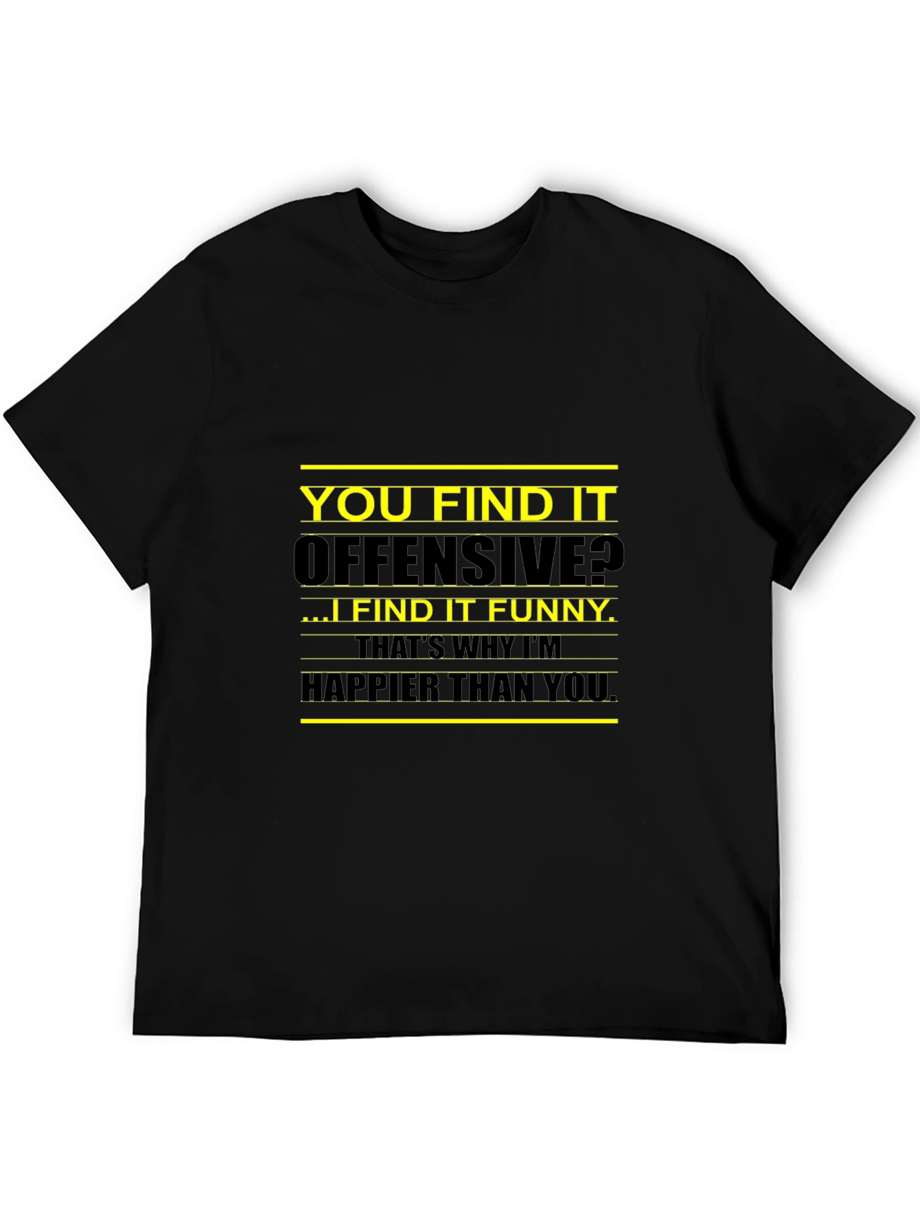 Offensive Funny Graphic Tee for Men