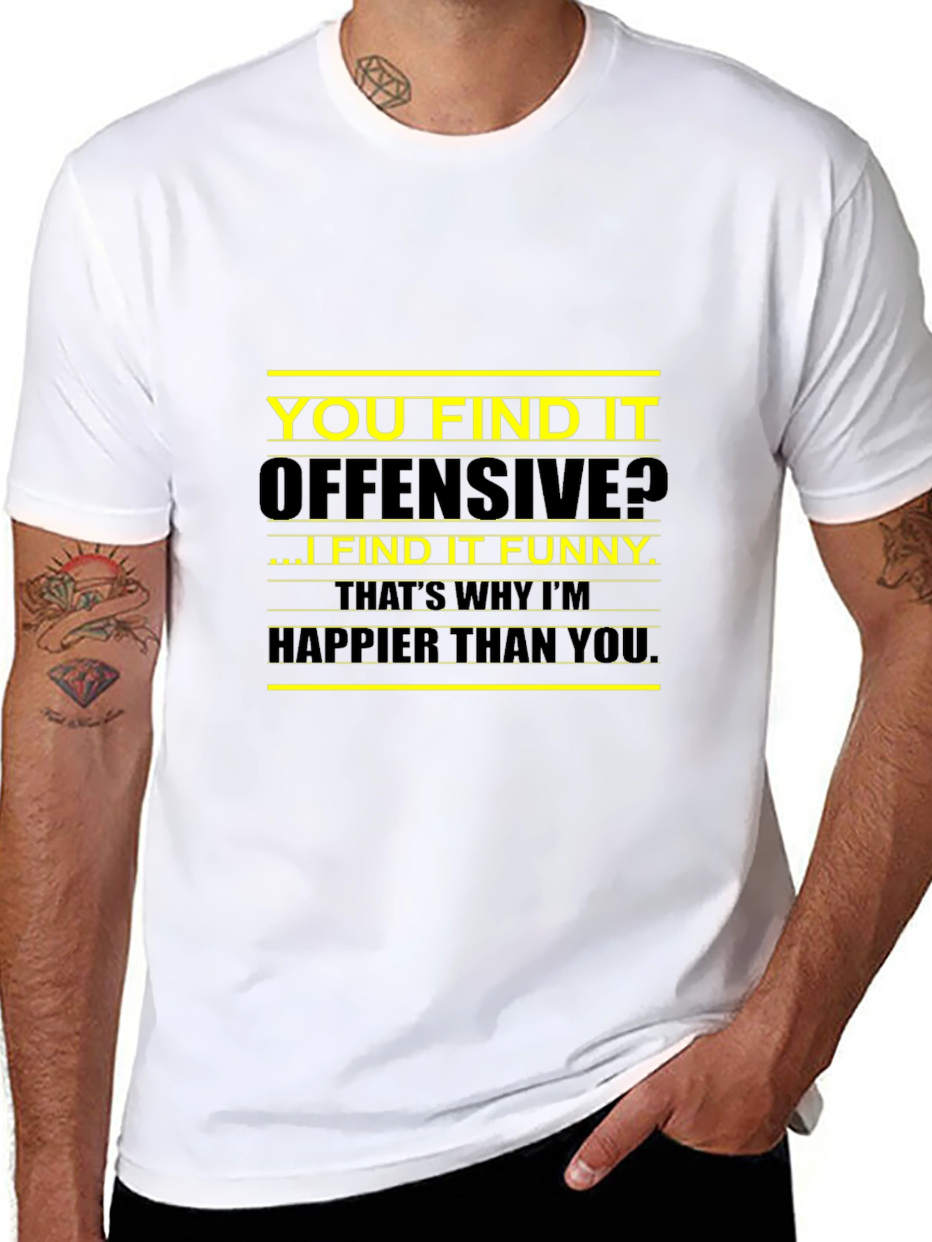 Offensive Funny Graphic Tee for Men