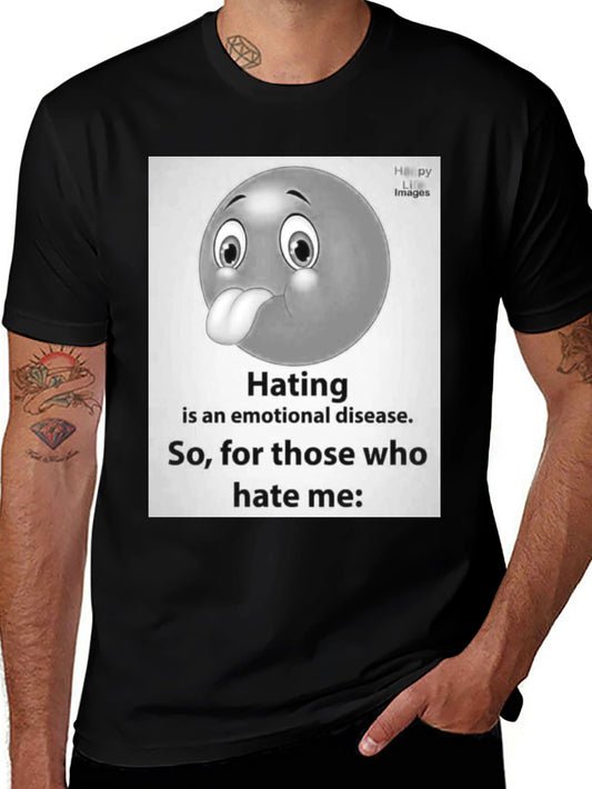 Emotional Disease Graphic Tee - Black Unisex T-Shirt