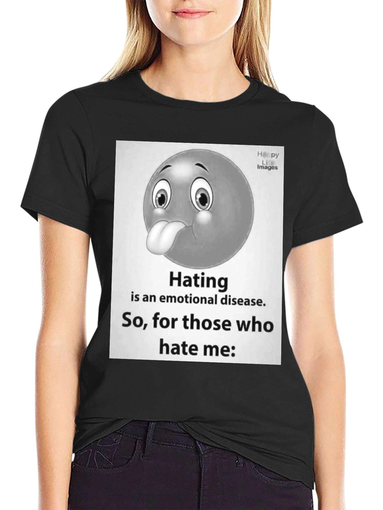 Emotional Disease Graphic Tee - Black Unisex T-Shirt