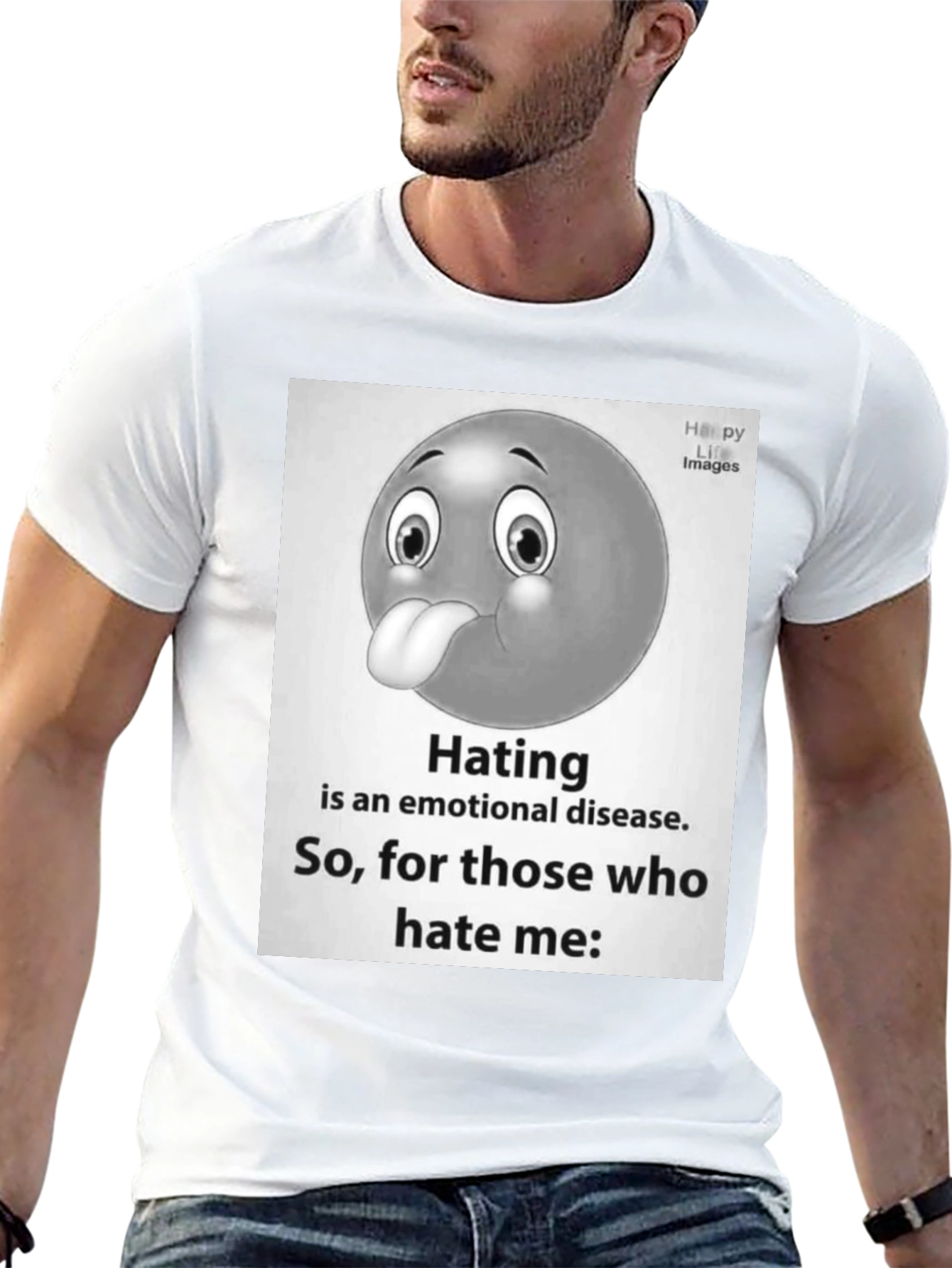 Emotional Disease Graphic Tee - Black Unisex T-Shirt