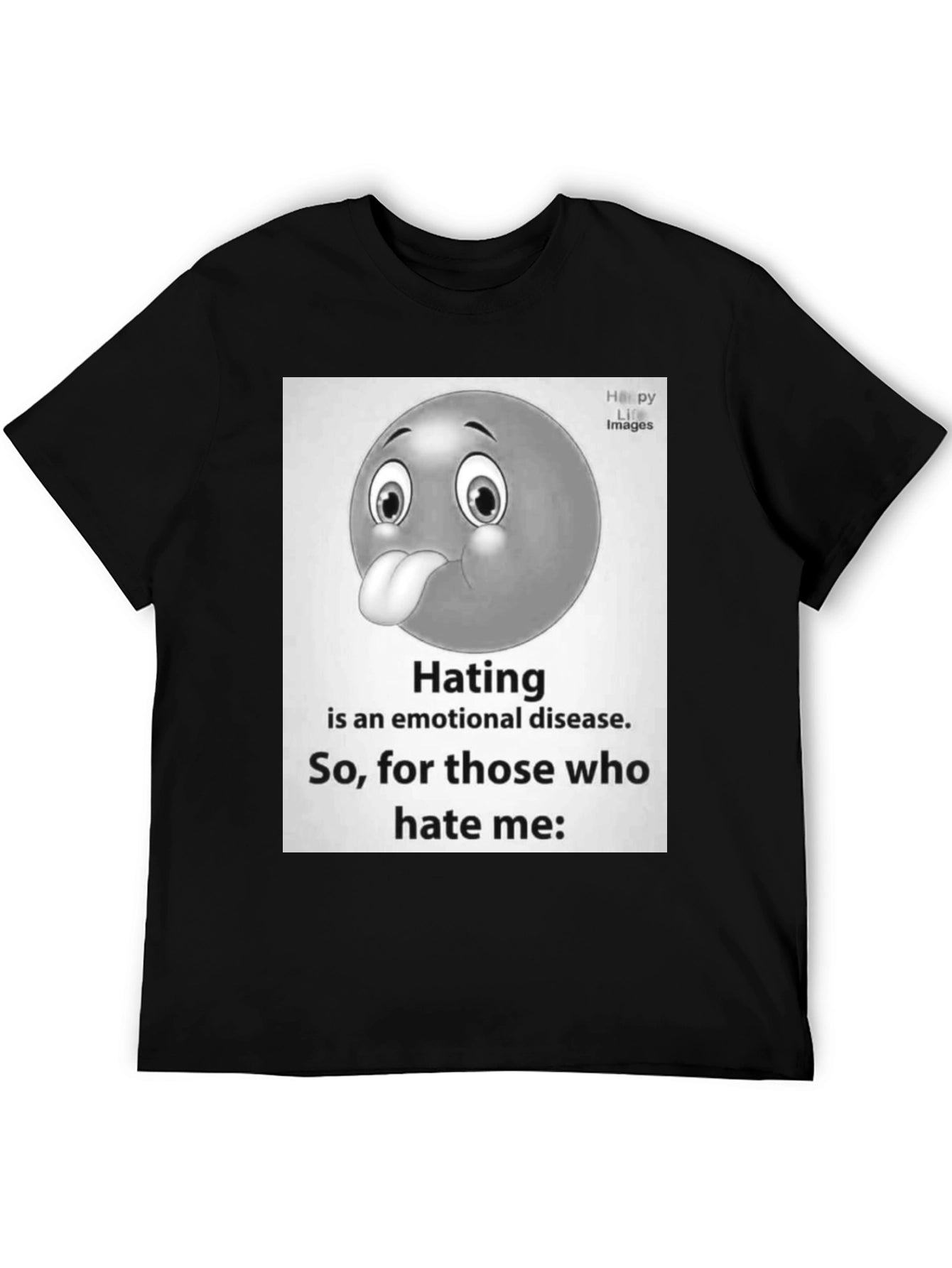 Emotional Disease Graphic Tee - Black Unisex T-Shirt